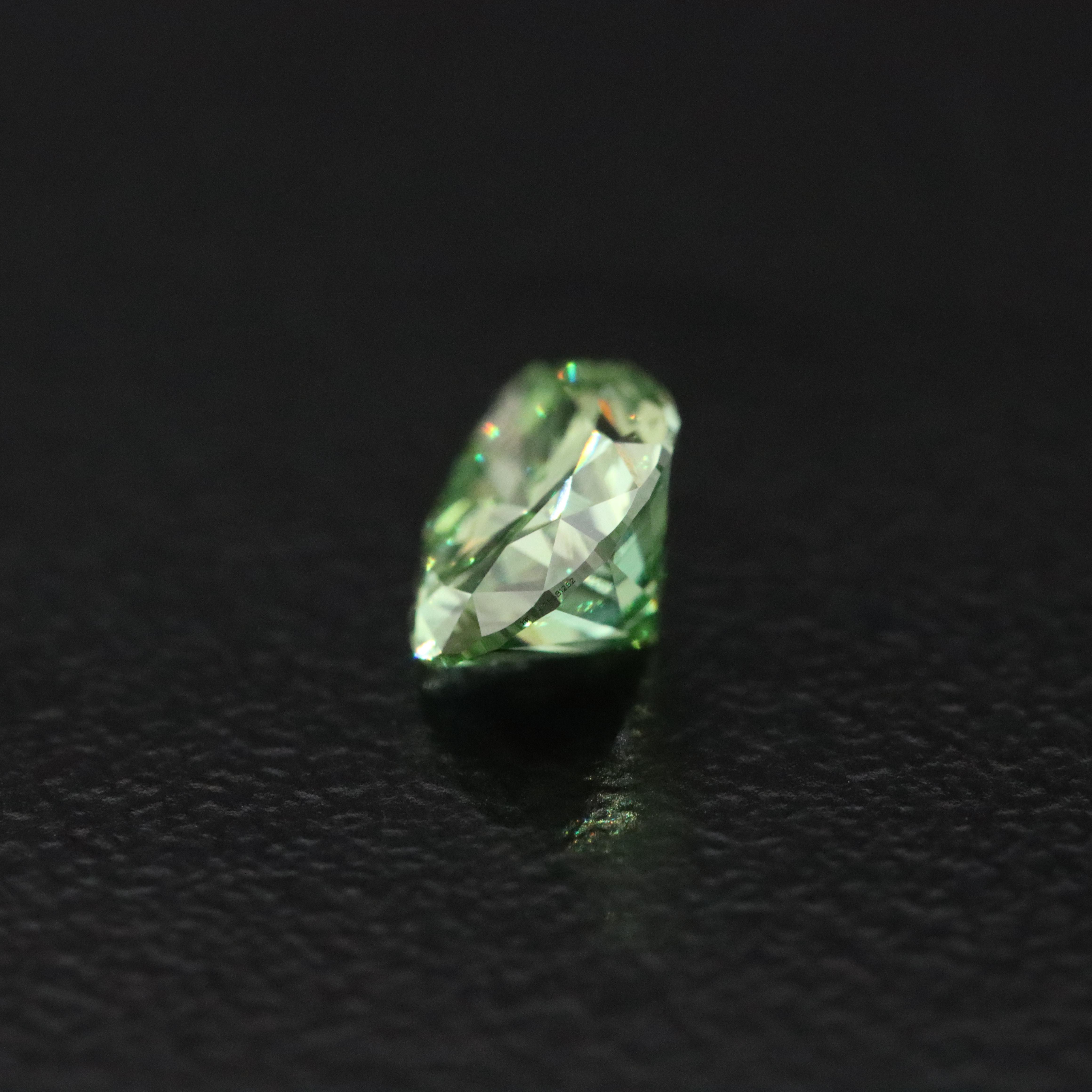 Loose 1.16 CT Lab Grown Fancy Green Diamond with IGI Report