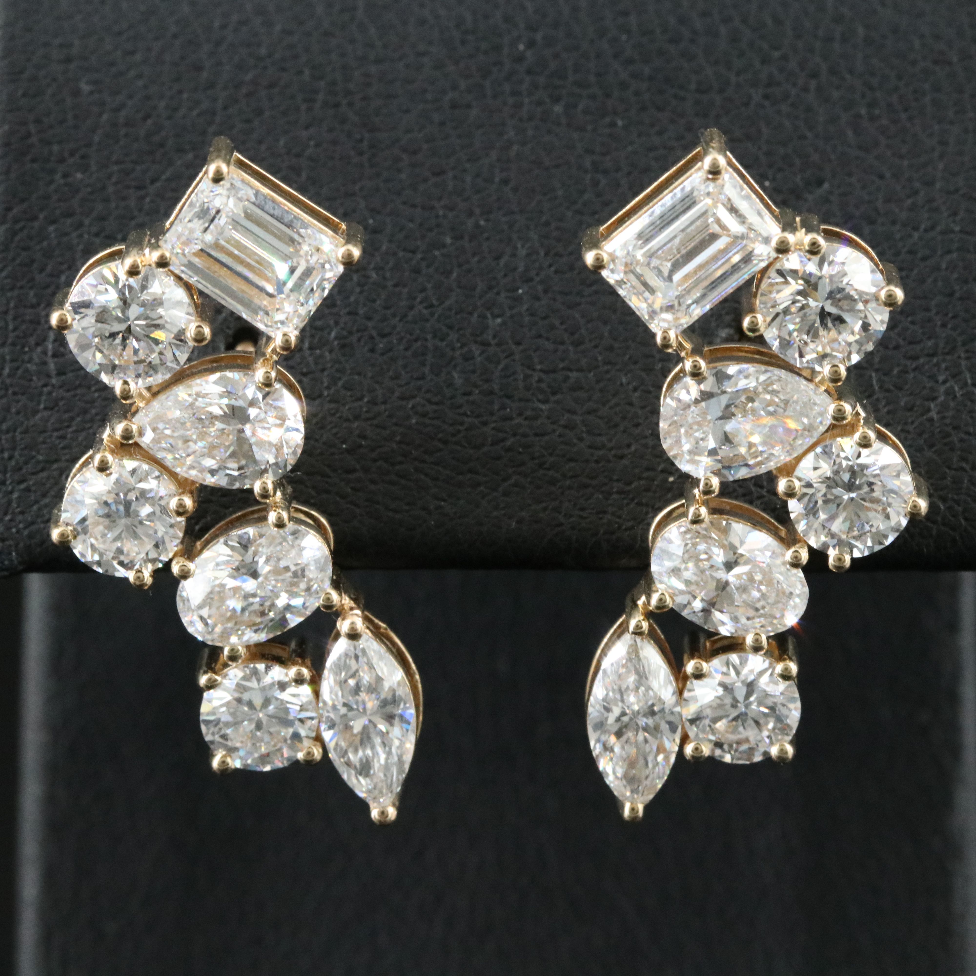 14K 6.23 CTW Lab Grown Diamond Earrings