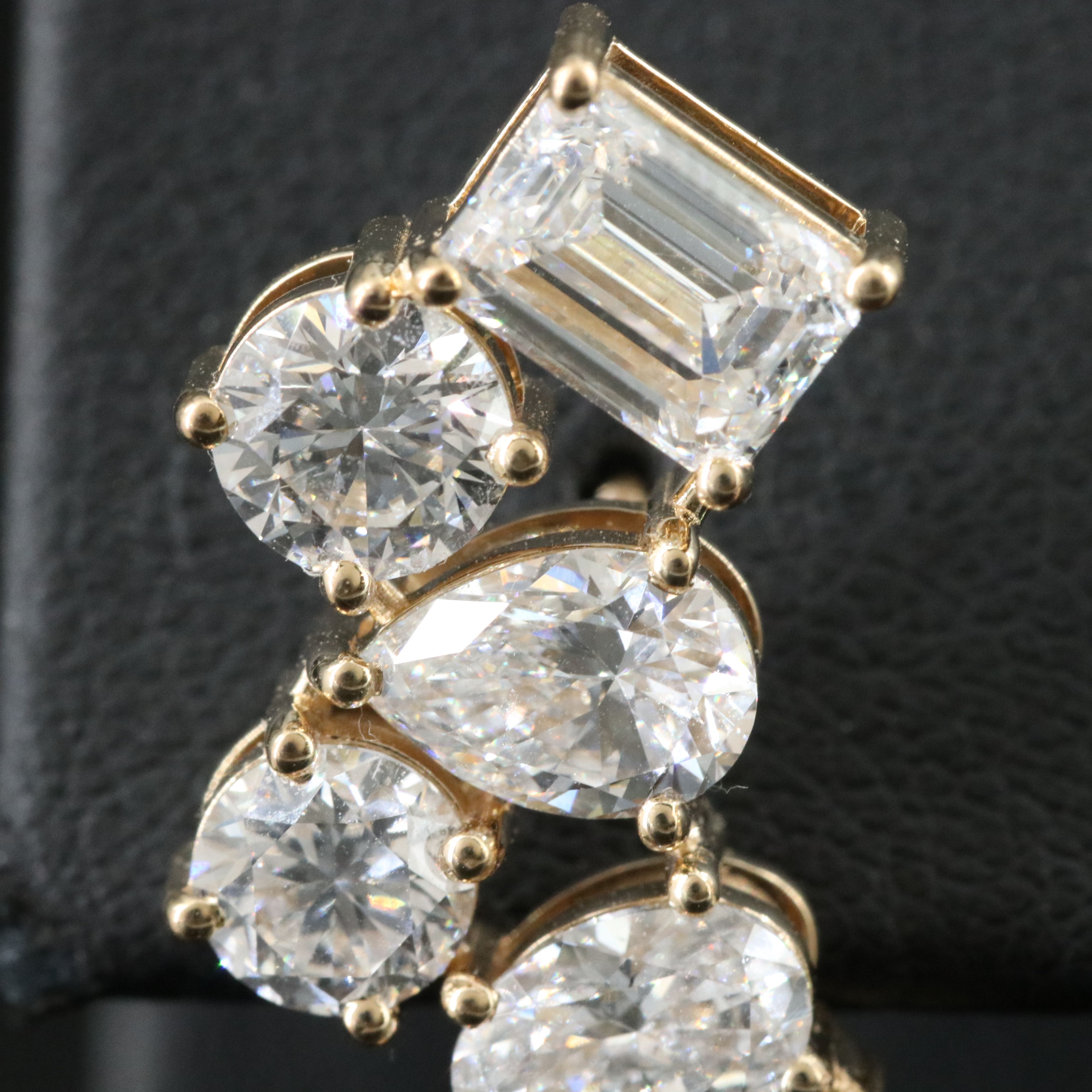14K 6.23 CTW Lab Grown Diamond Earrings