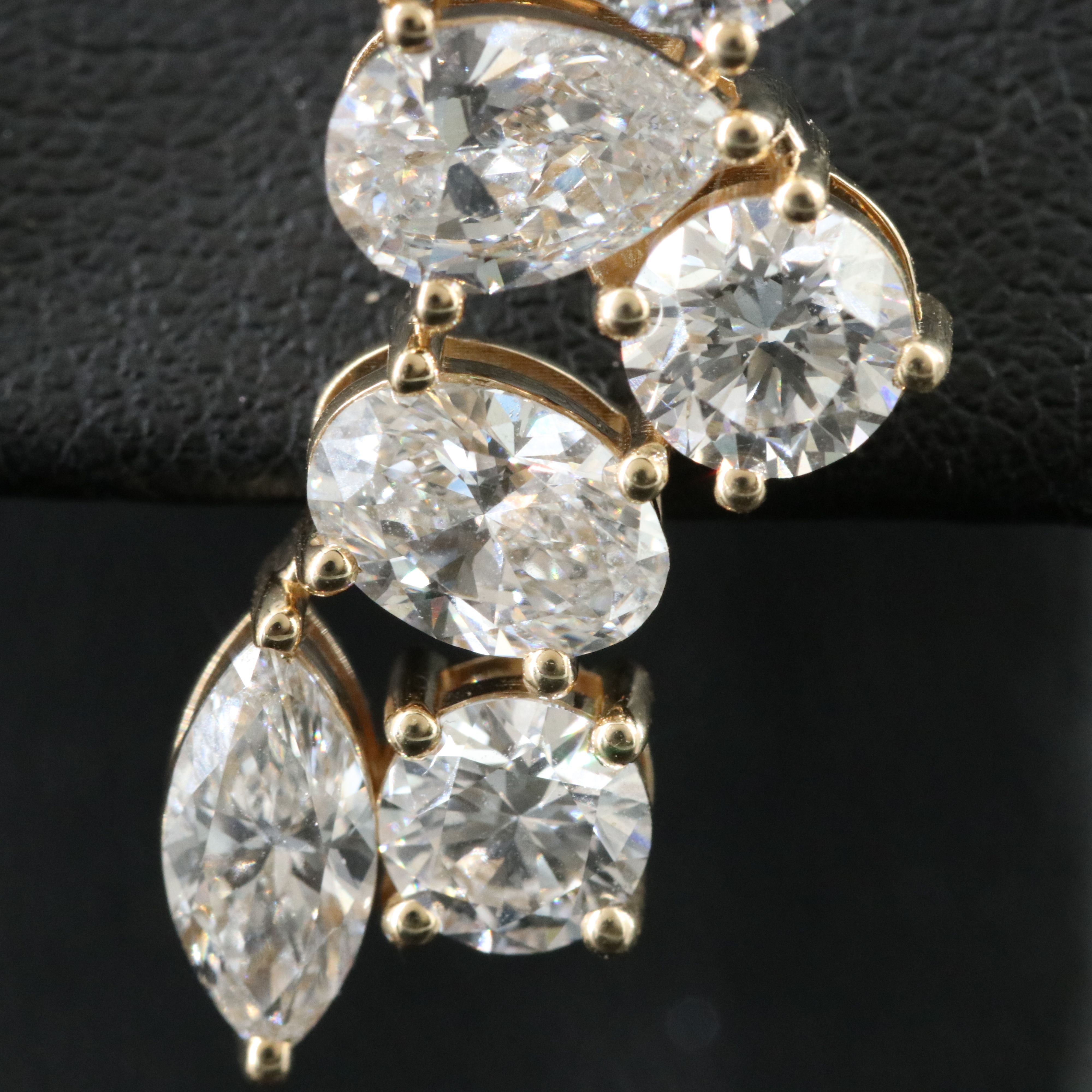 14K 6.23 CTW Lab Grown Diamond Earrings