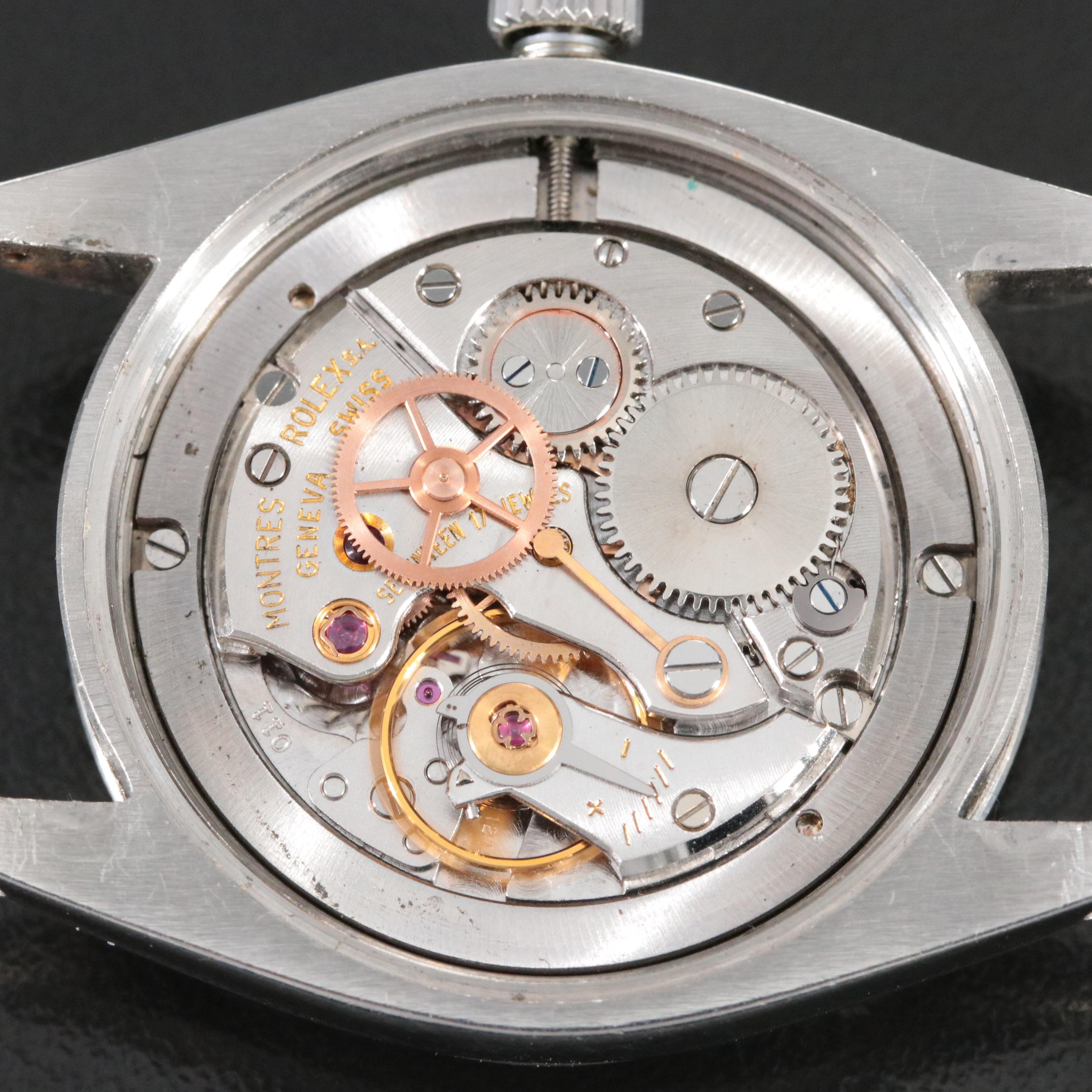 Rolex Oysterdate 6694 Silver 34mm Steel Manual-Wind Watch c. 1967