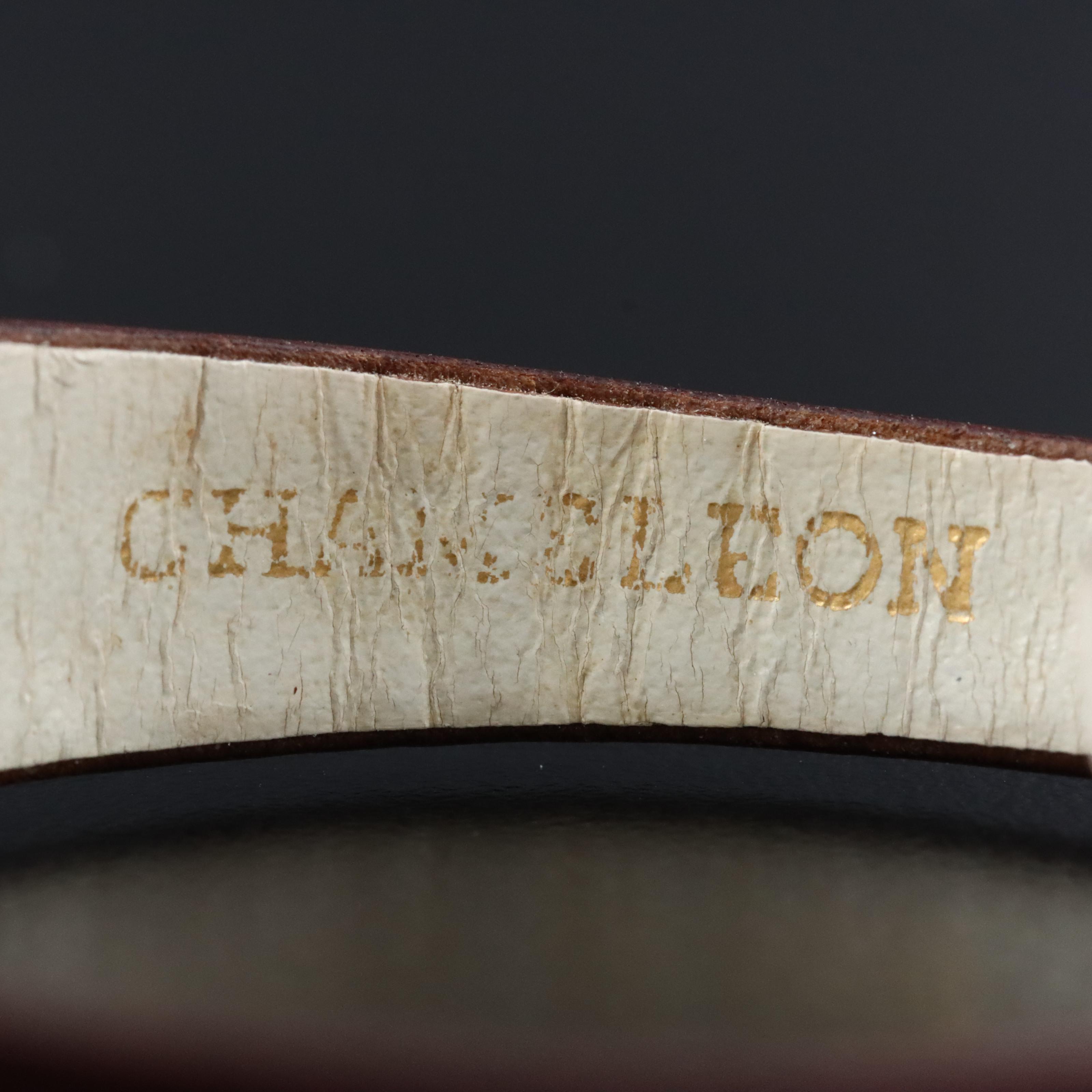 Rolex Chameleon 8413 White Dial 18K Gold 16mm Manual-Wind Watch