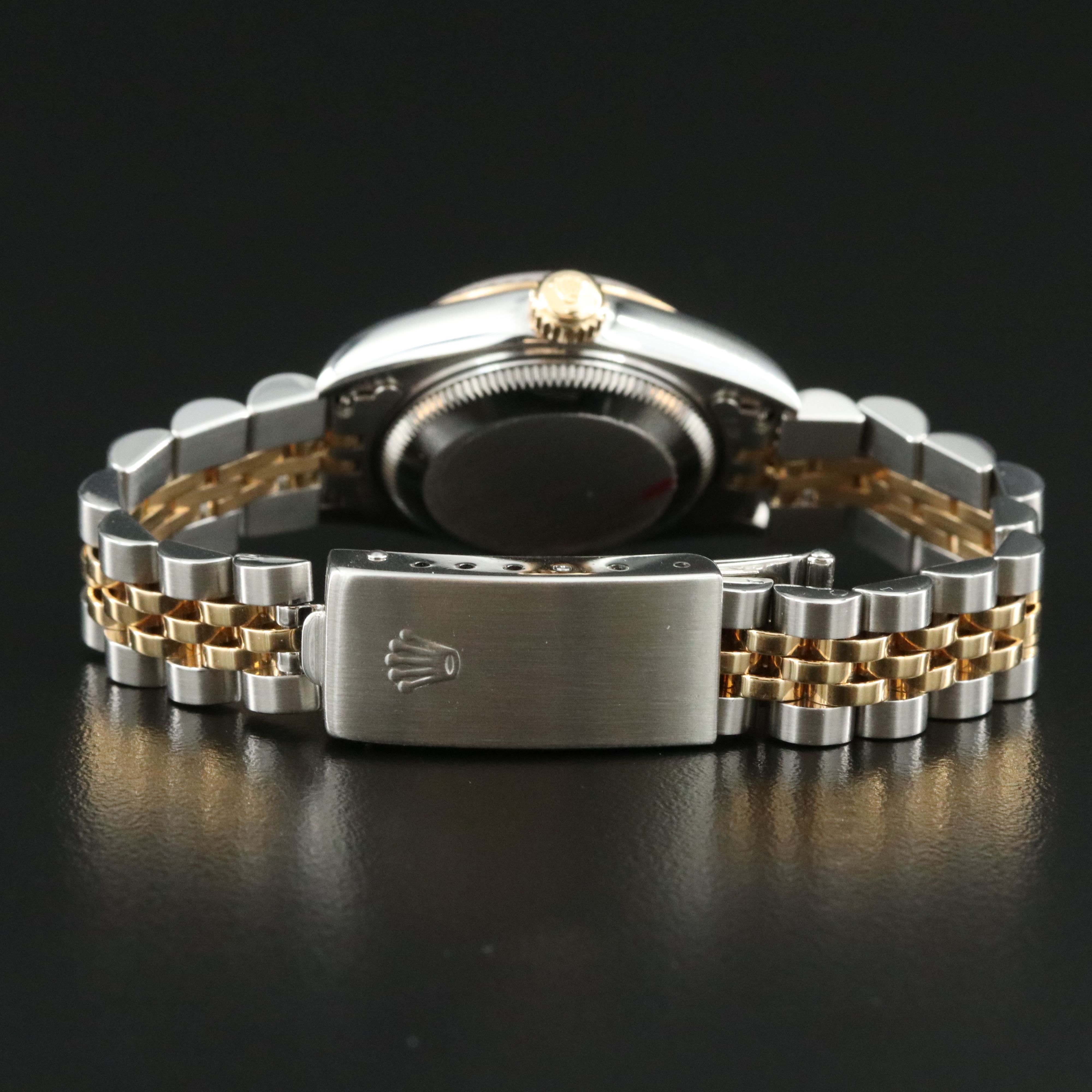 Rolex Datejust 69173 Custom Diamond 26mm 18K & Steel Automatic Watch c.1997