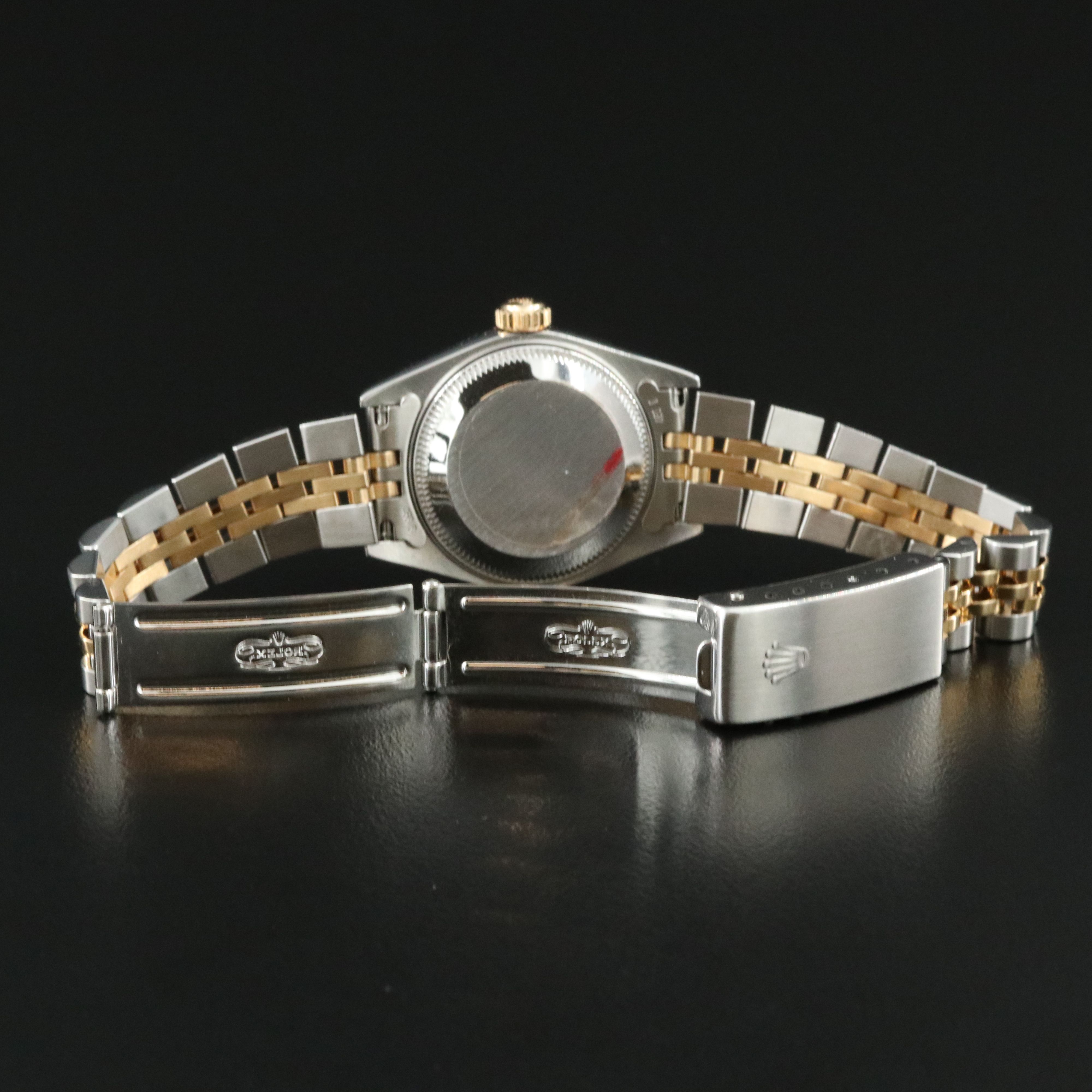 Rolex Datejust 69173 Custom Diamond 26mm 18K & Steel Automatic Watch c.1997