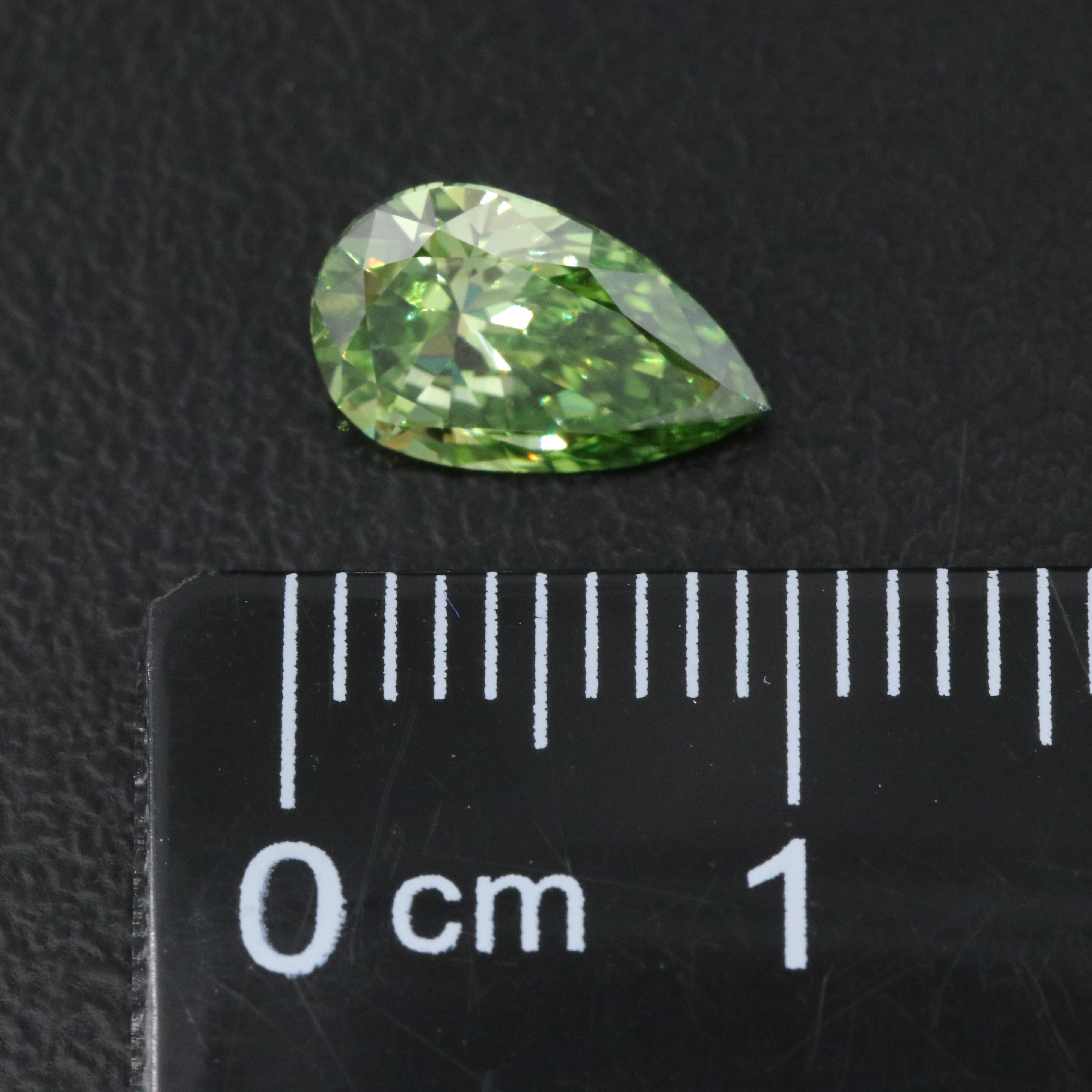 Loose 1.11 CT Lab Grown Fancy Green Diamond with IGI Report