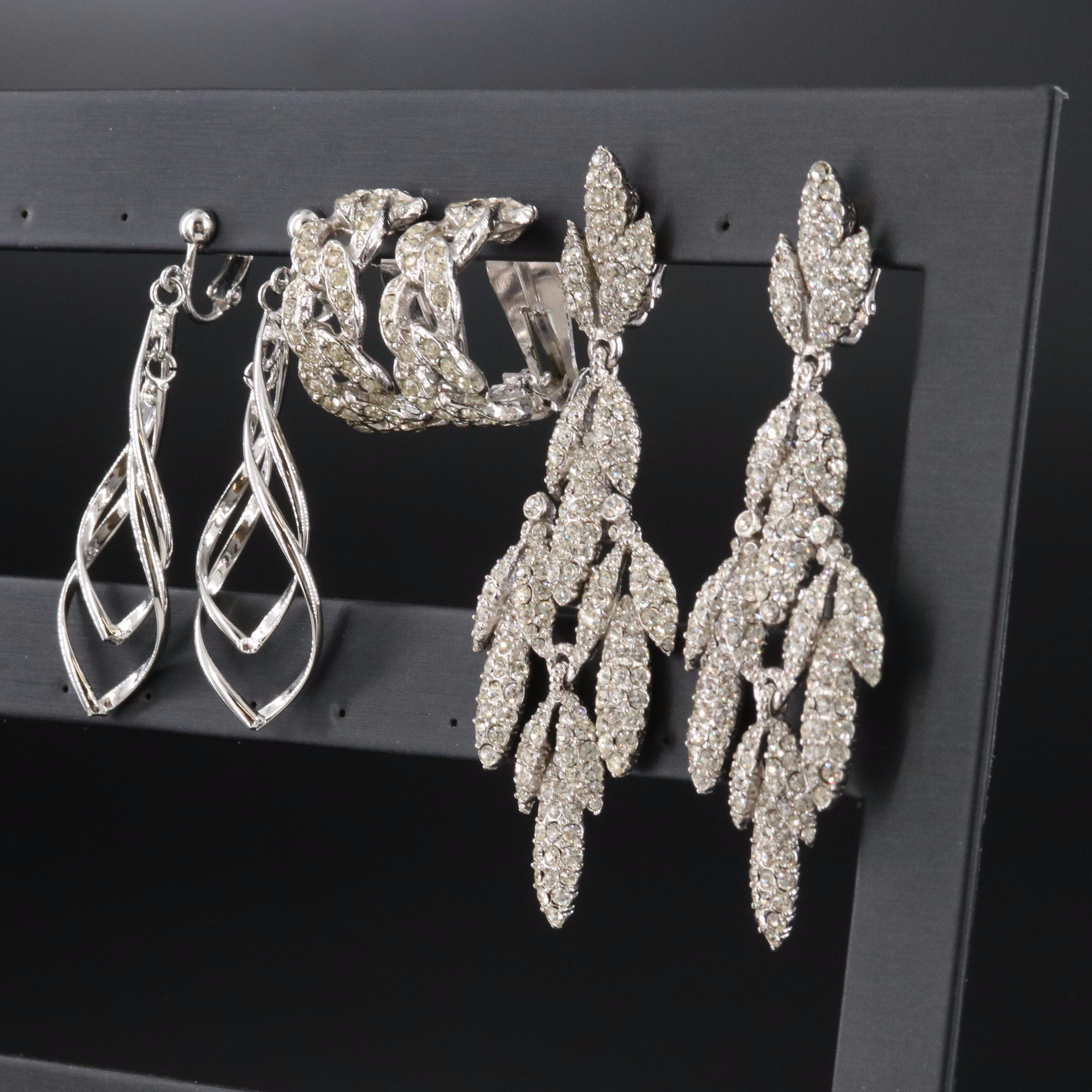 Ciner and Kenneth Jay Lane Featured in Earring Trio