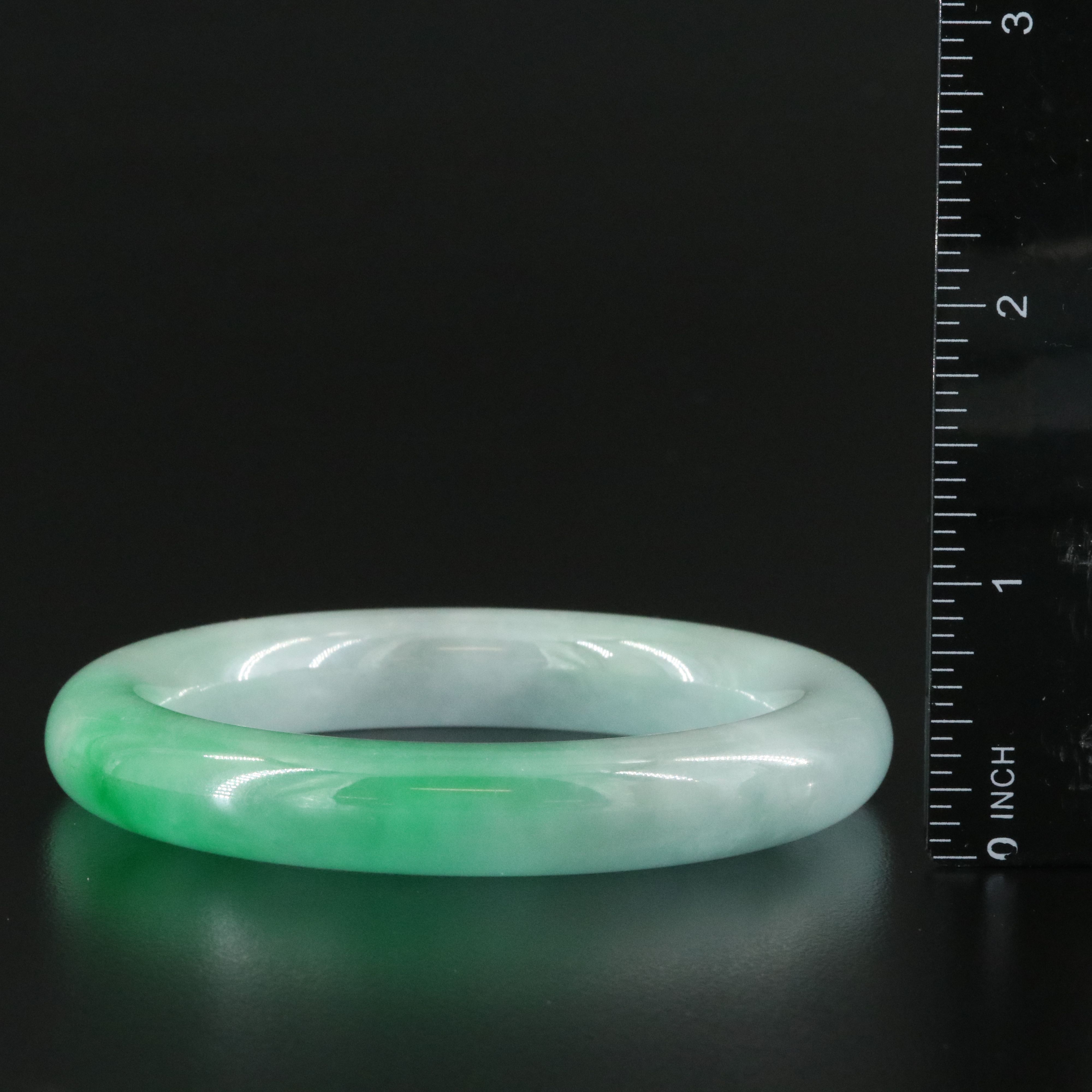 Jadeite Hololith Bangle