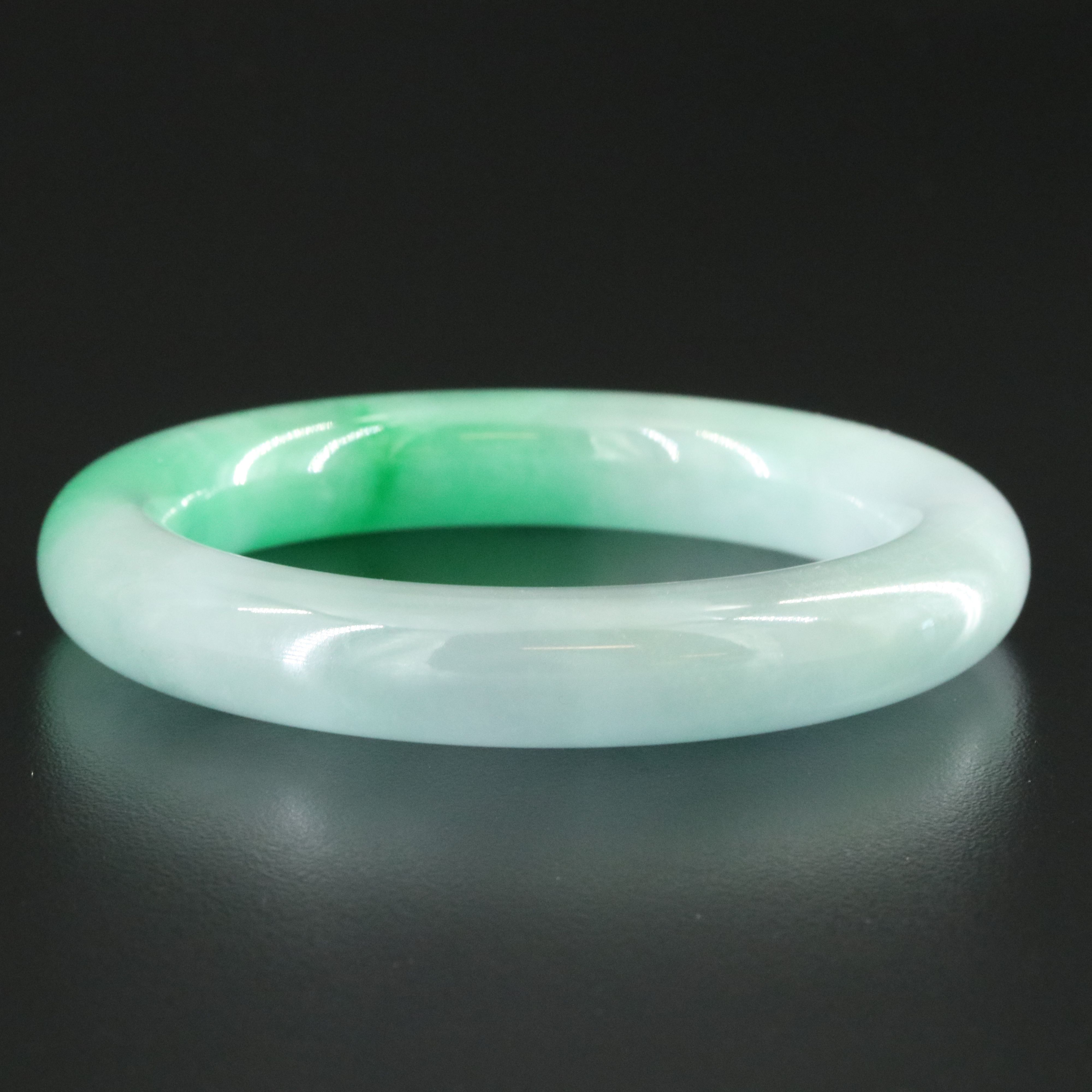 Jadeite Hololith Bangle