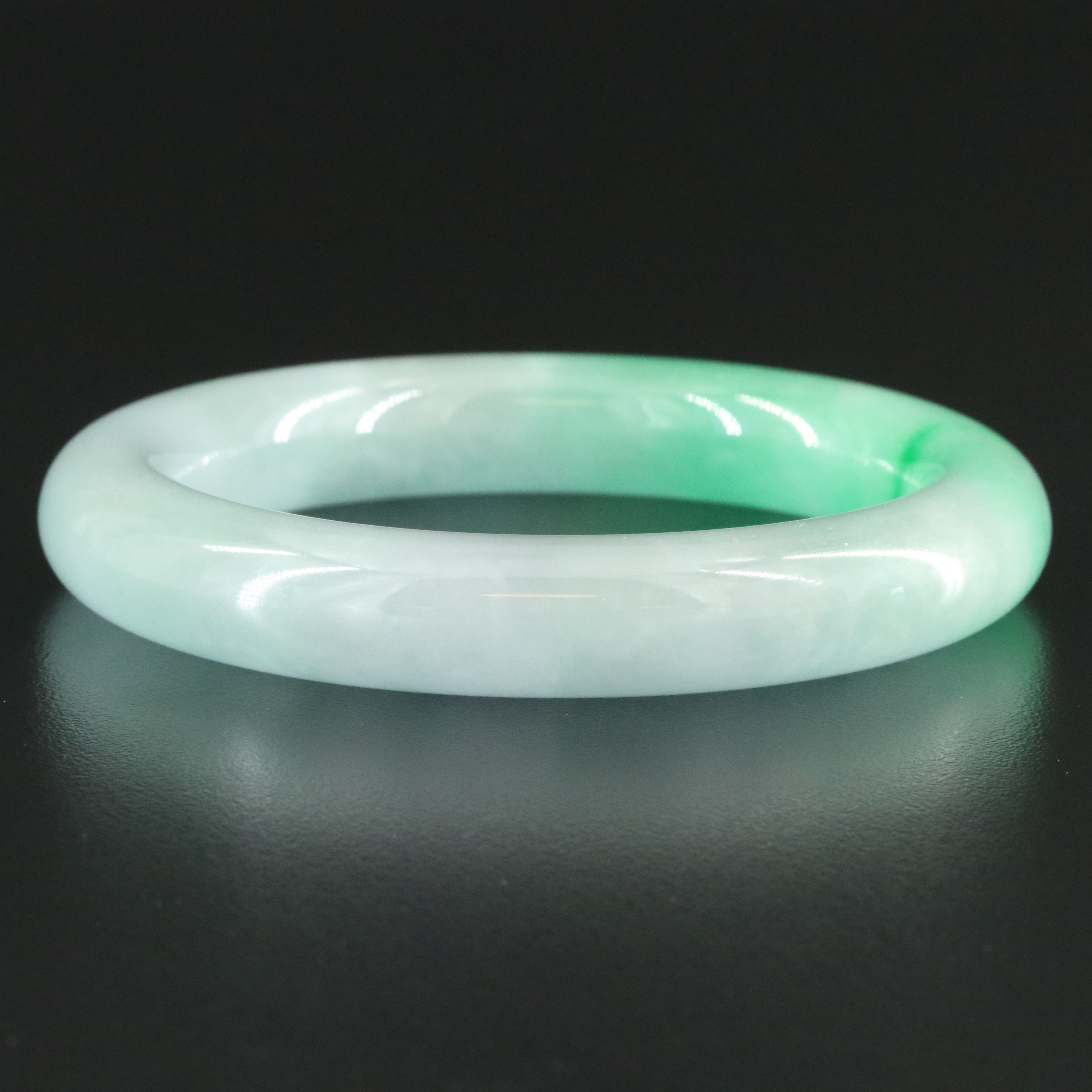 Jadeite Hololith Bangle