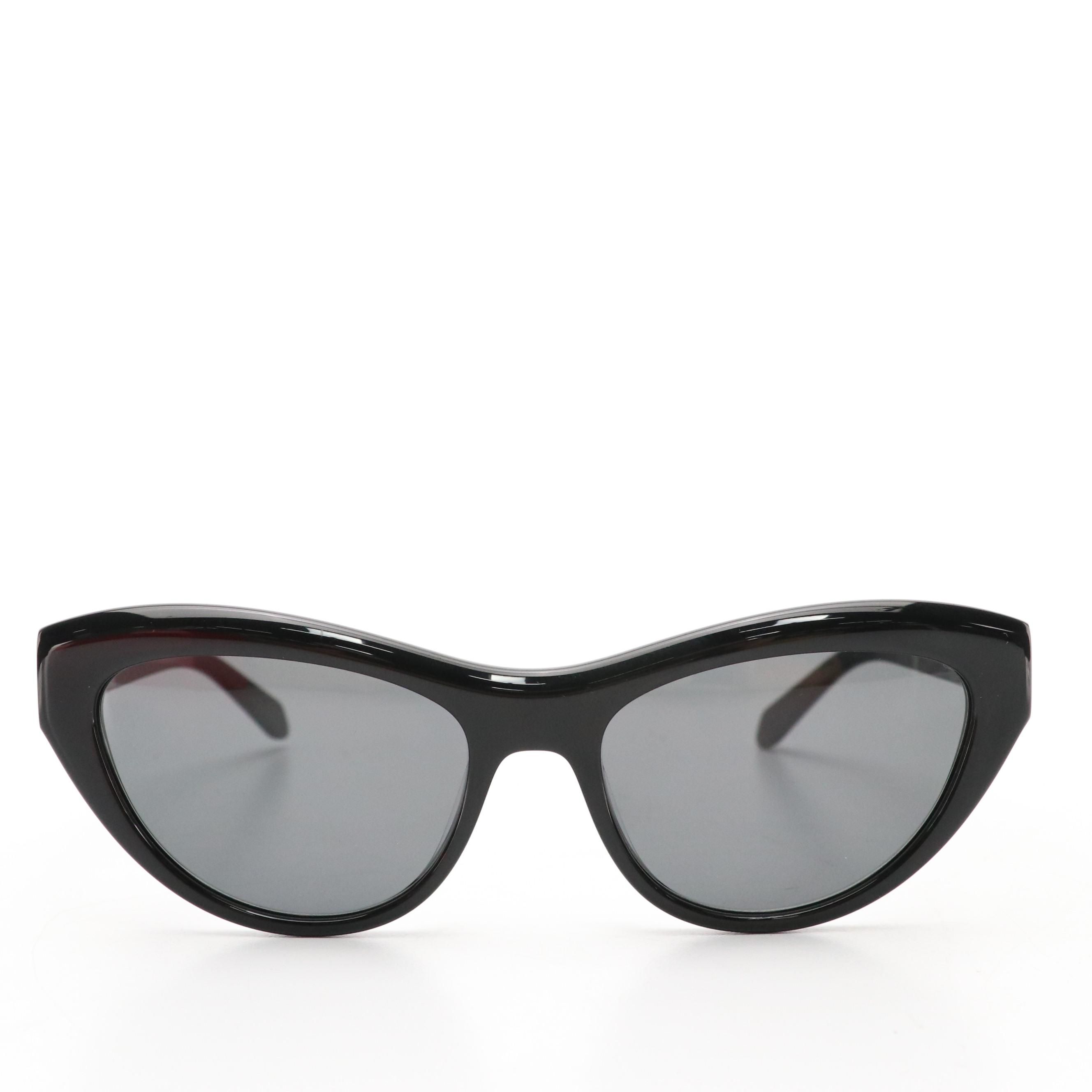 Salvatore Ferragamo SF1103S Black Cat Eye Sunglasses with Case and Box