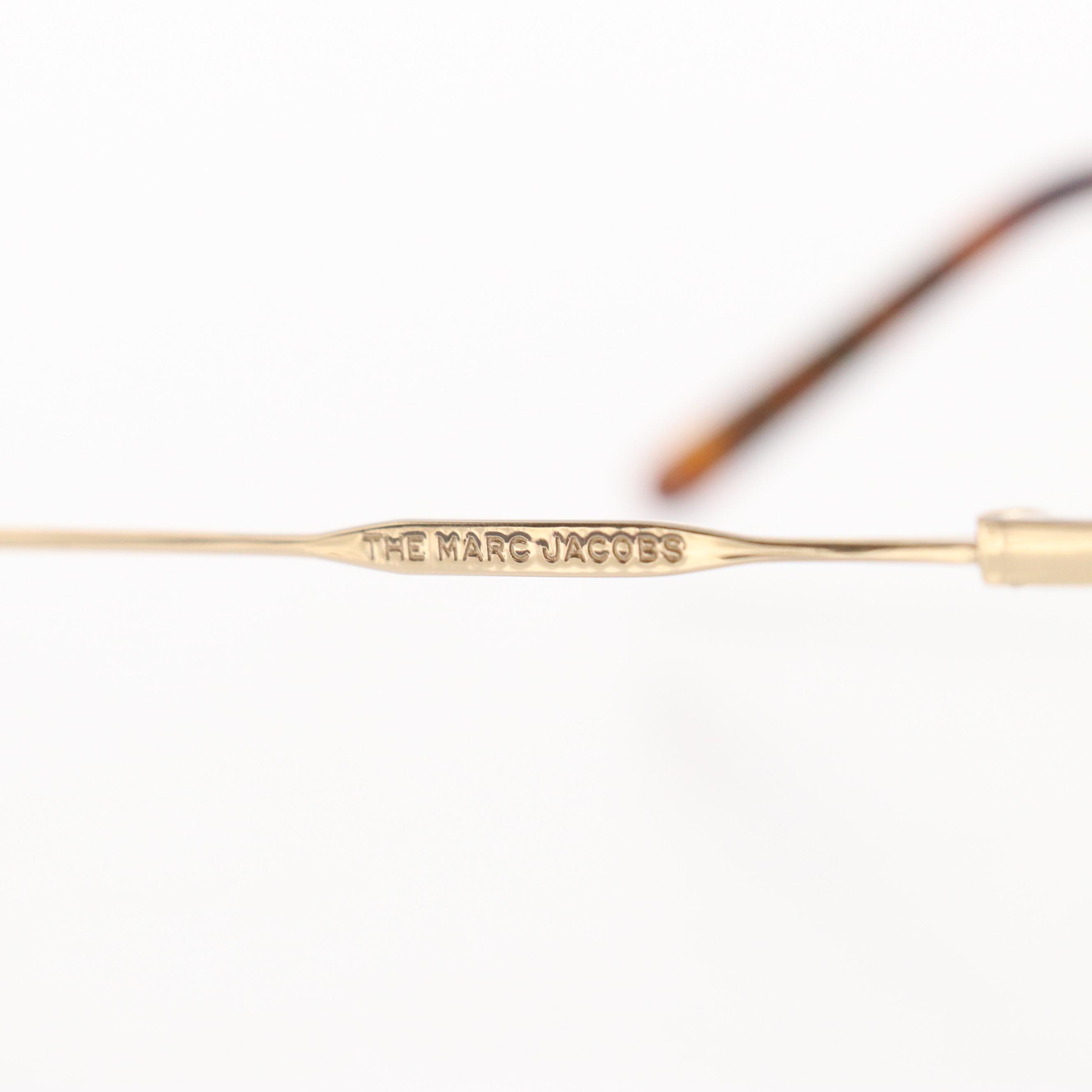 Marc Jacobs MARC552/G/S Brown Havana Round Cat Eye Sunglasses with Case