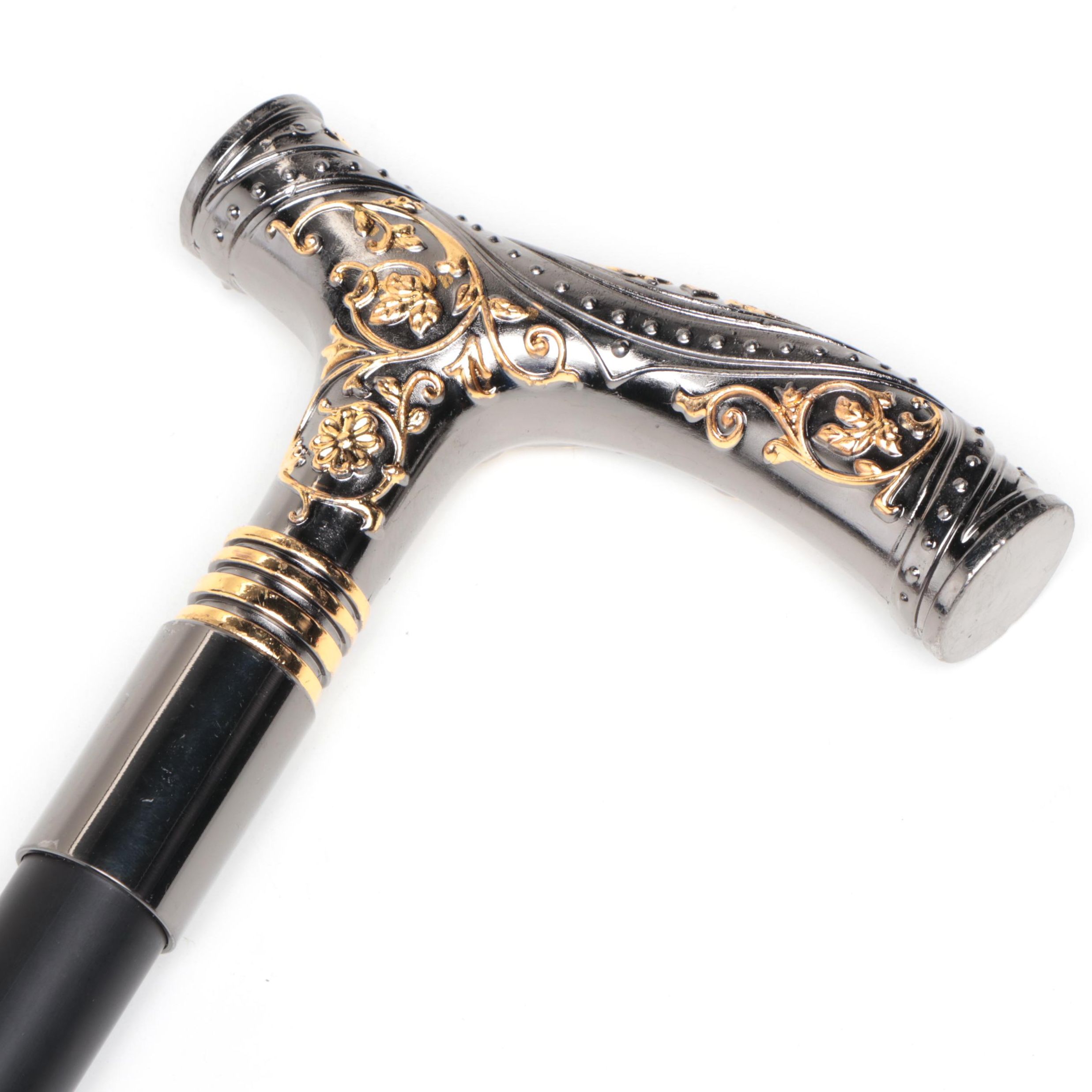 Two-Toned Derby Handled Adjustable Sword Cane