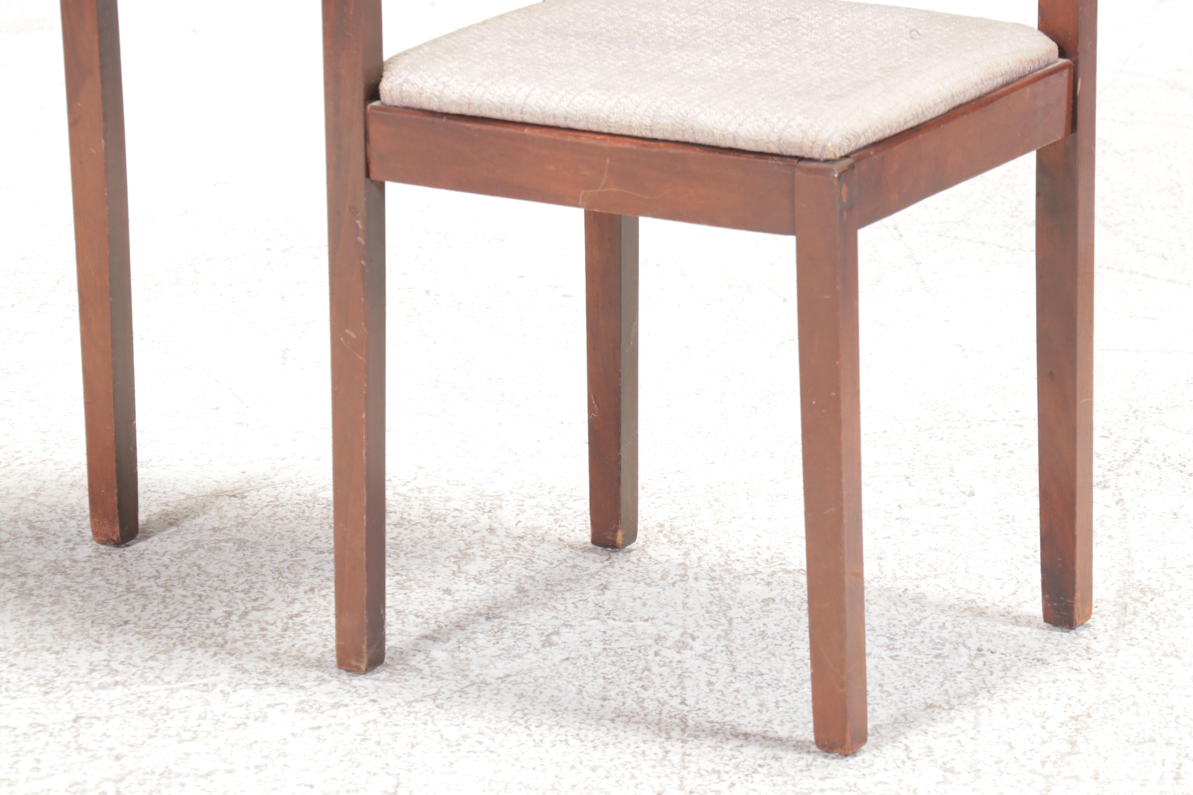 Art Deco Style Walnut Finish Telephone Table, Early to Mid-20th Century