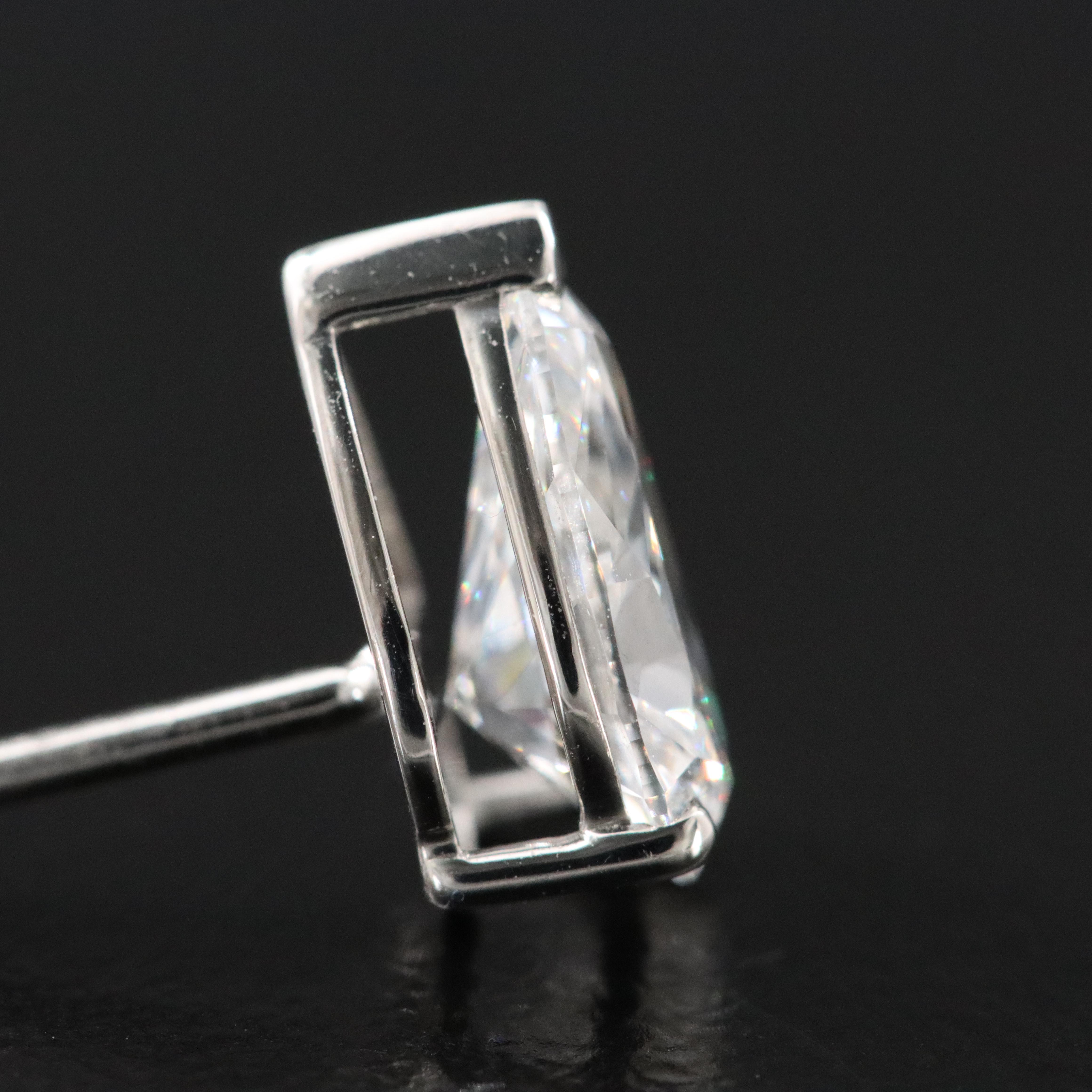 Platinum 2.18 CTW Lab Grown Diamond Stud Earrings with IGI Reports