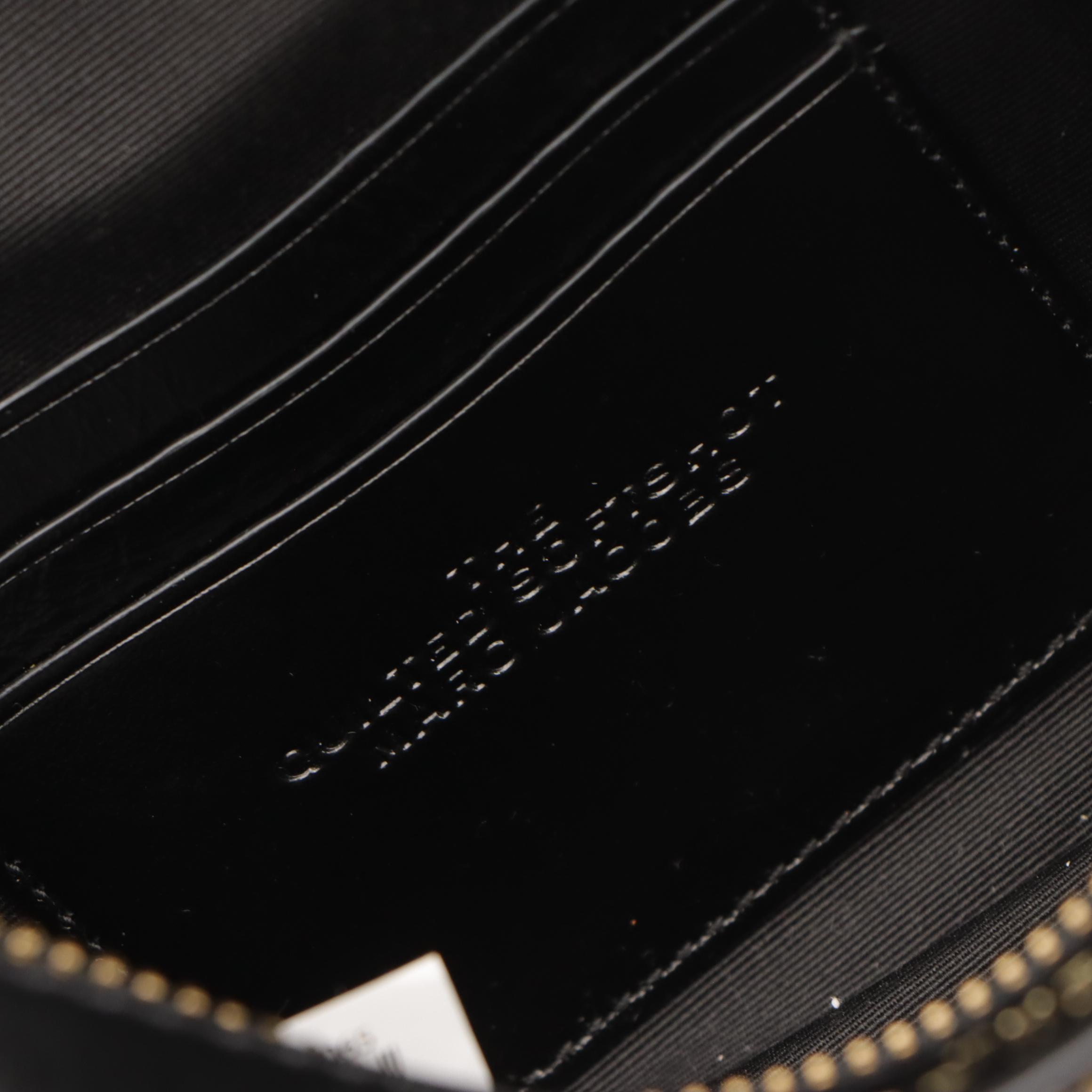 Marc Jacobs Softshot 21 Crossbody Bag in Shiny Black Quilted Lambskin Leather