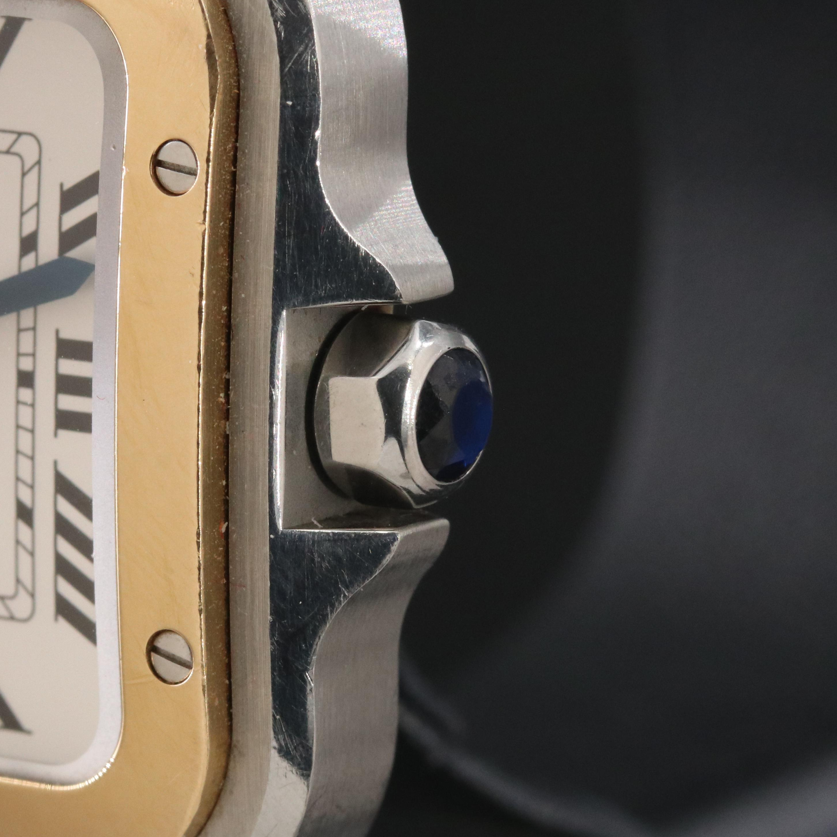 Cartier Santos de Cartier 4075 18K & Steel 35mm Automatic Watch