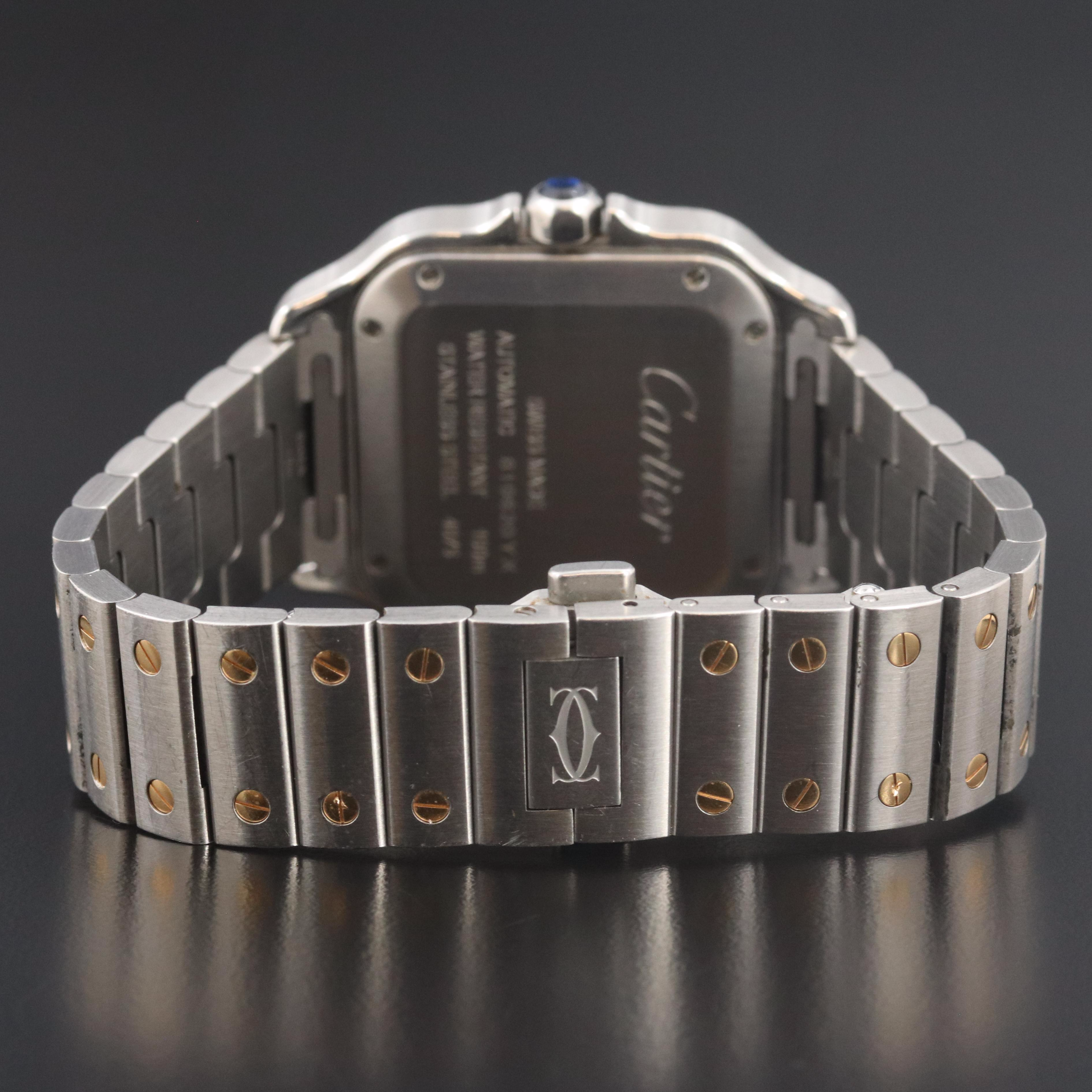 Cartier Santos de Cartier 4075 18K & Steel 35mm Automatic Watch