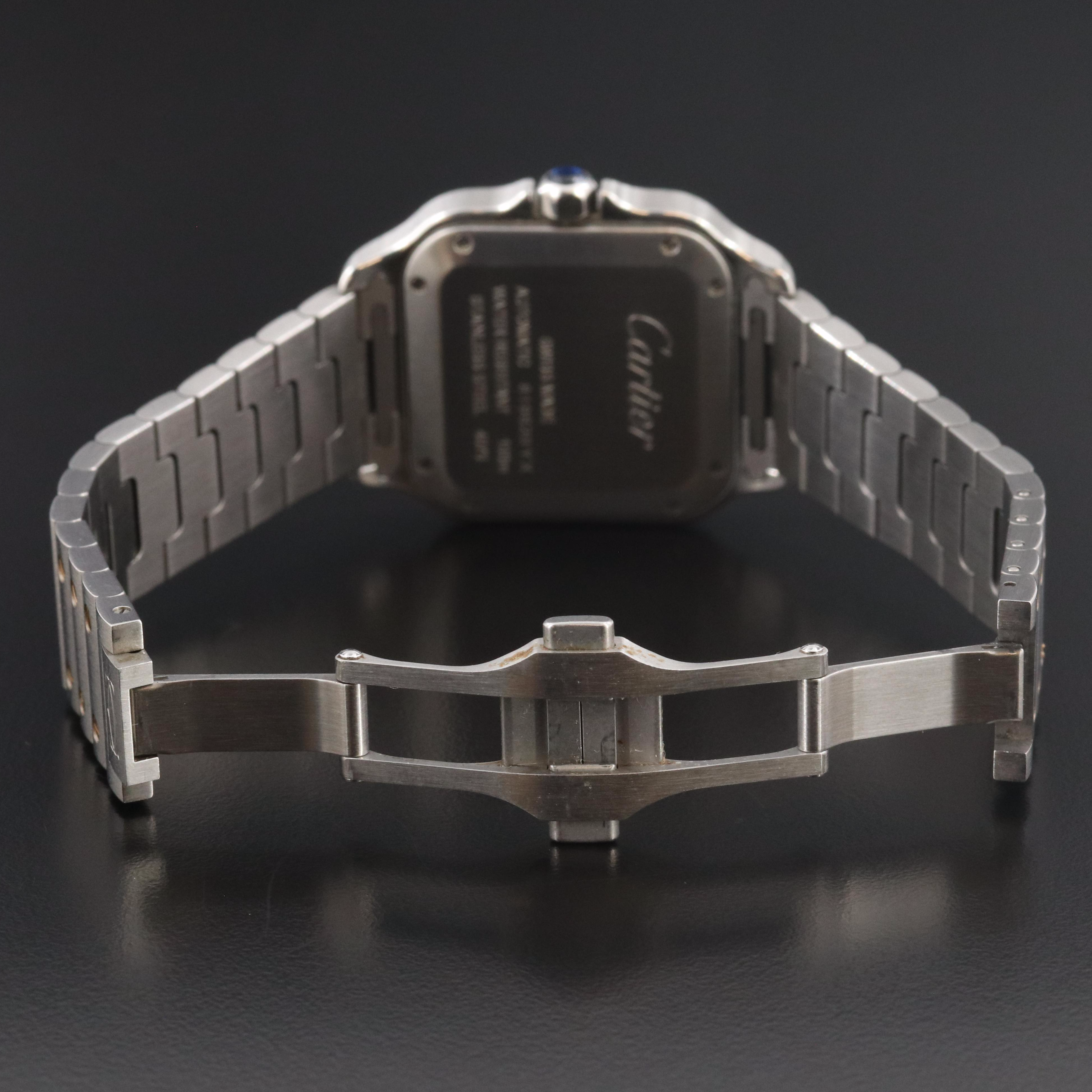 Cartier Santos de Cartier 4075 18K & Steel 35mm Automatic Watch