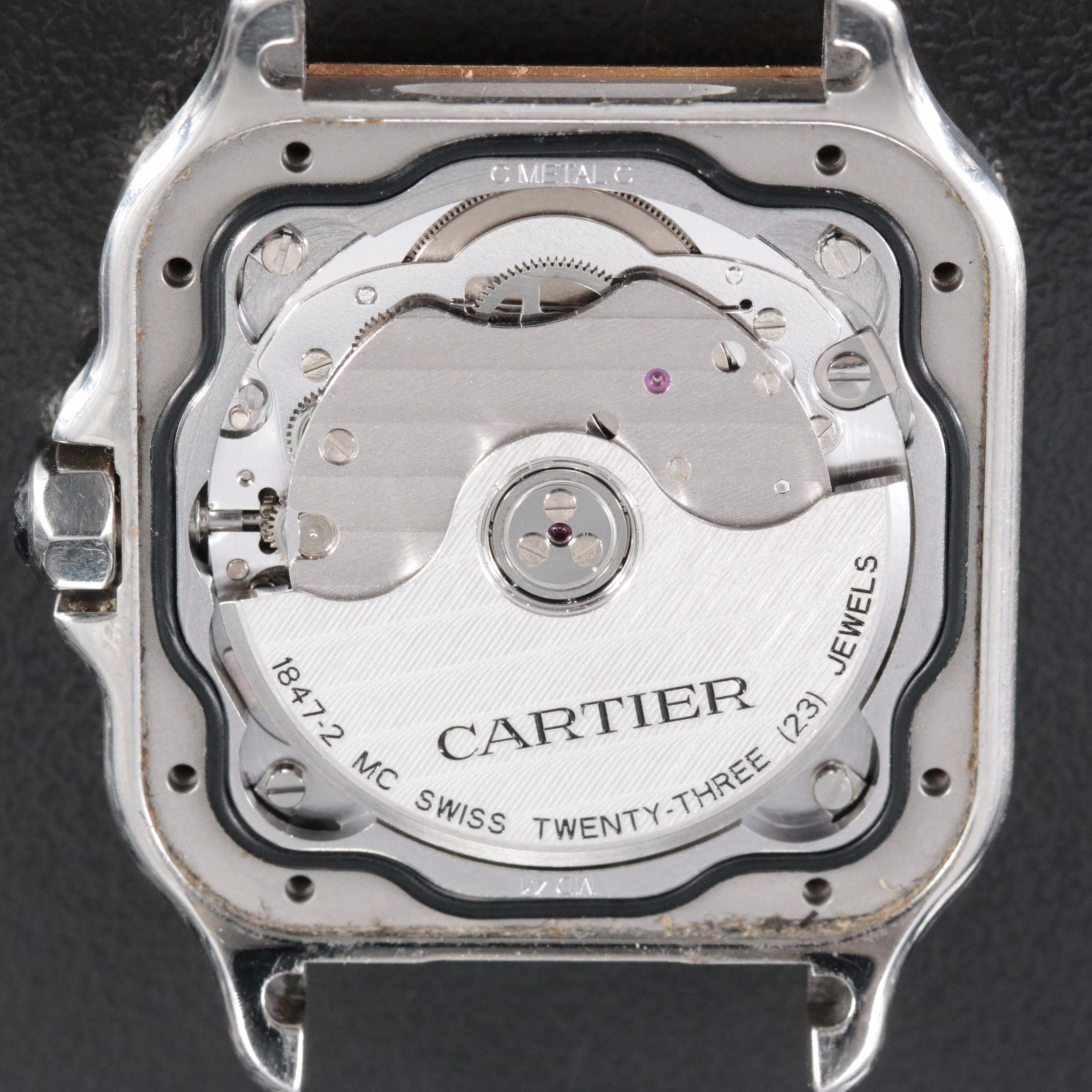 Cartier Santos de Cartier 4075 18K & Steel 35mm Automatic Watch