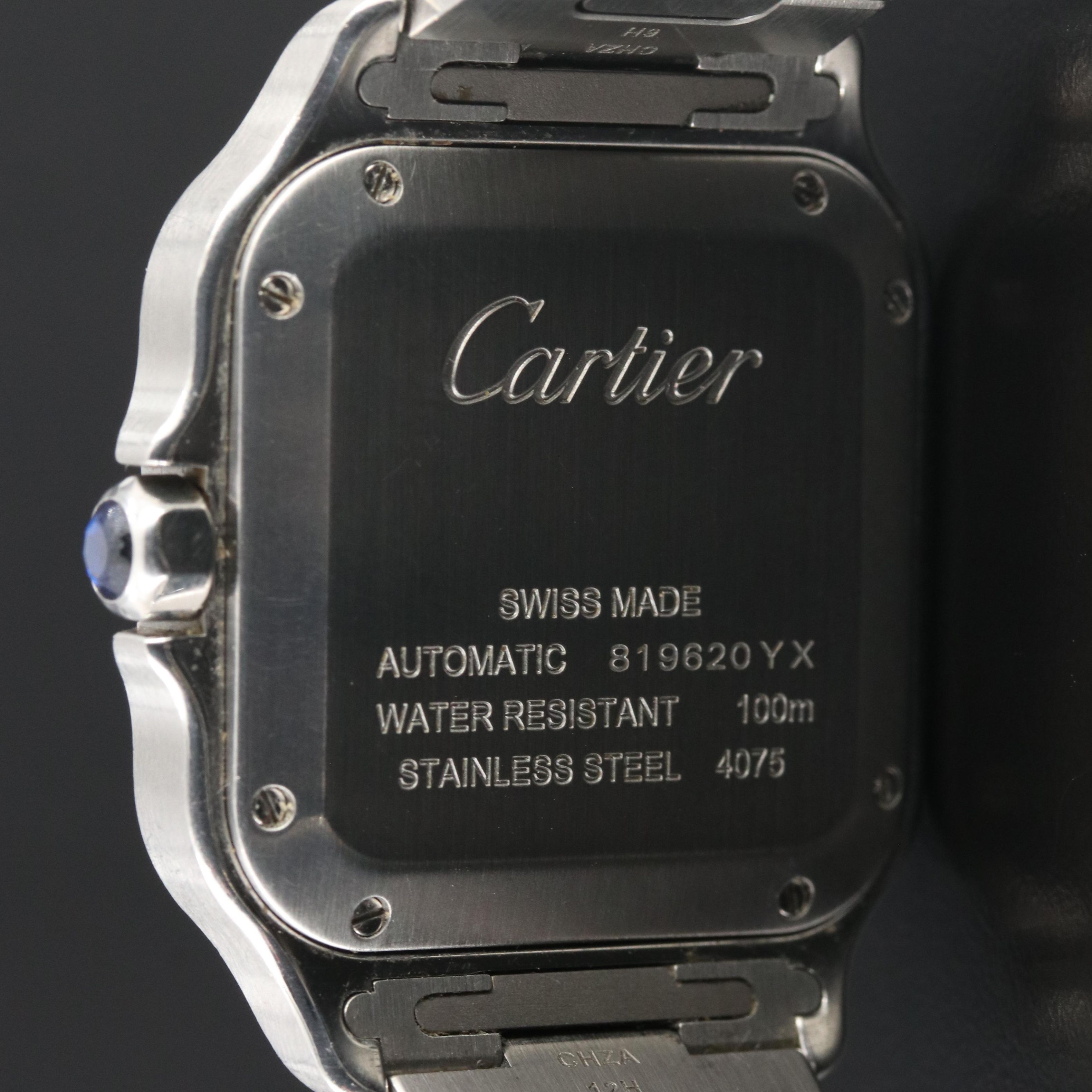 Cartier Santos de Cartier 4075 18K & Steel 35mm Automatic Watch