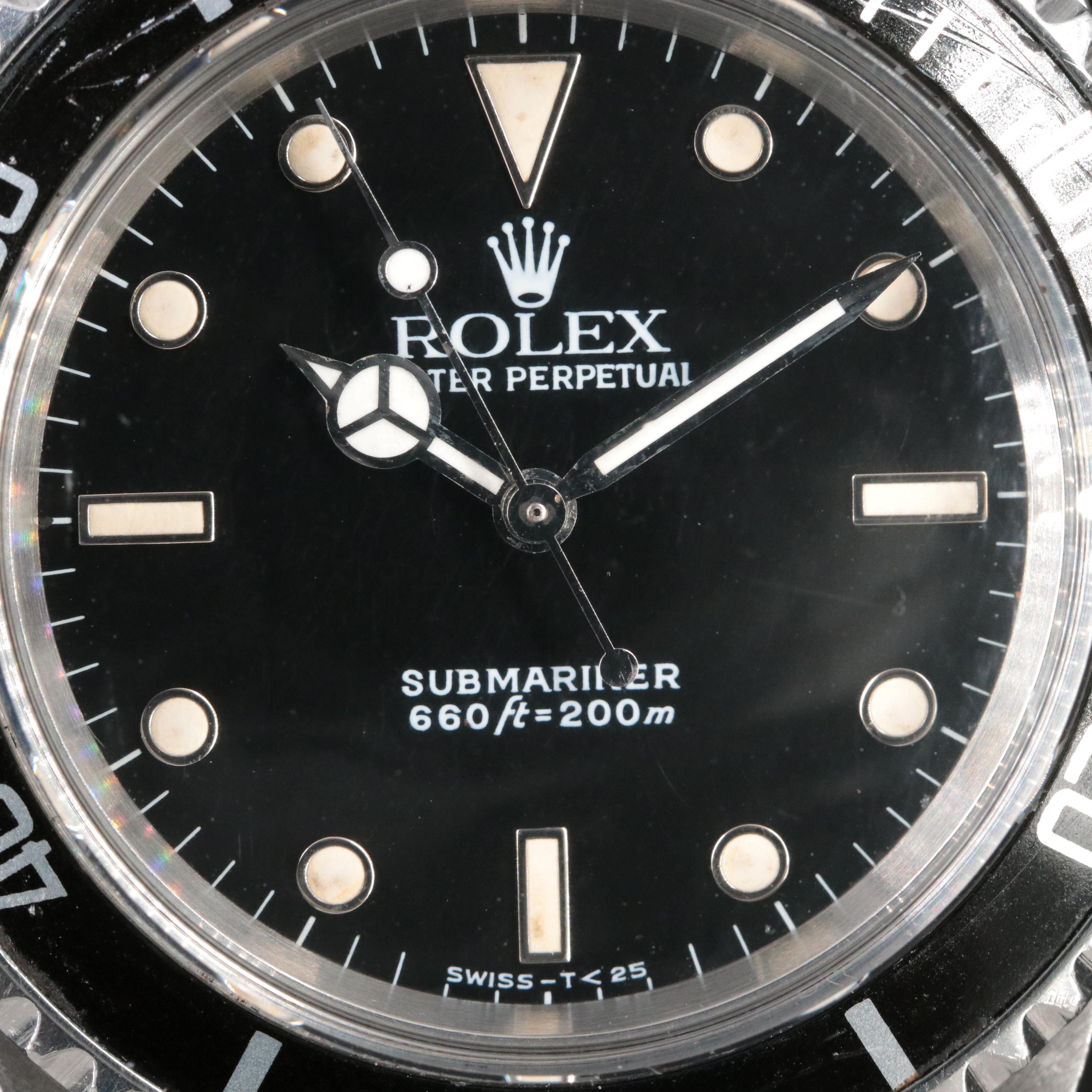 1987 Rolex Submariner Model 5513 Watch
