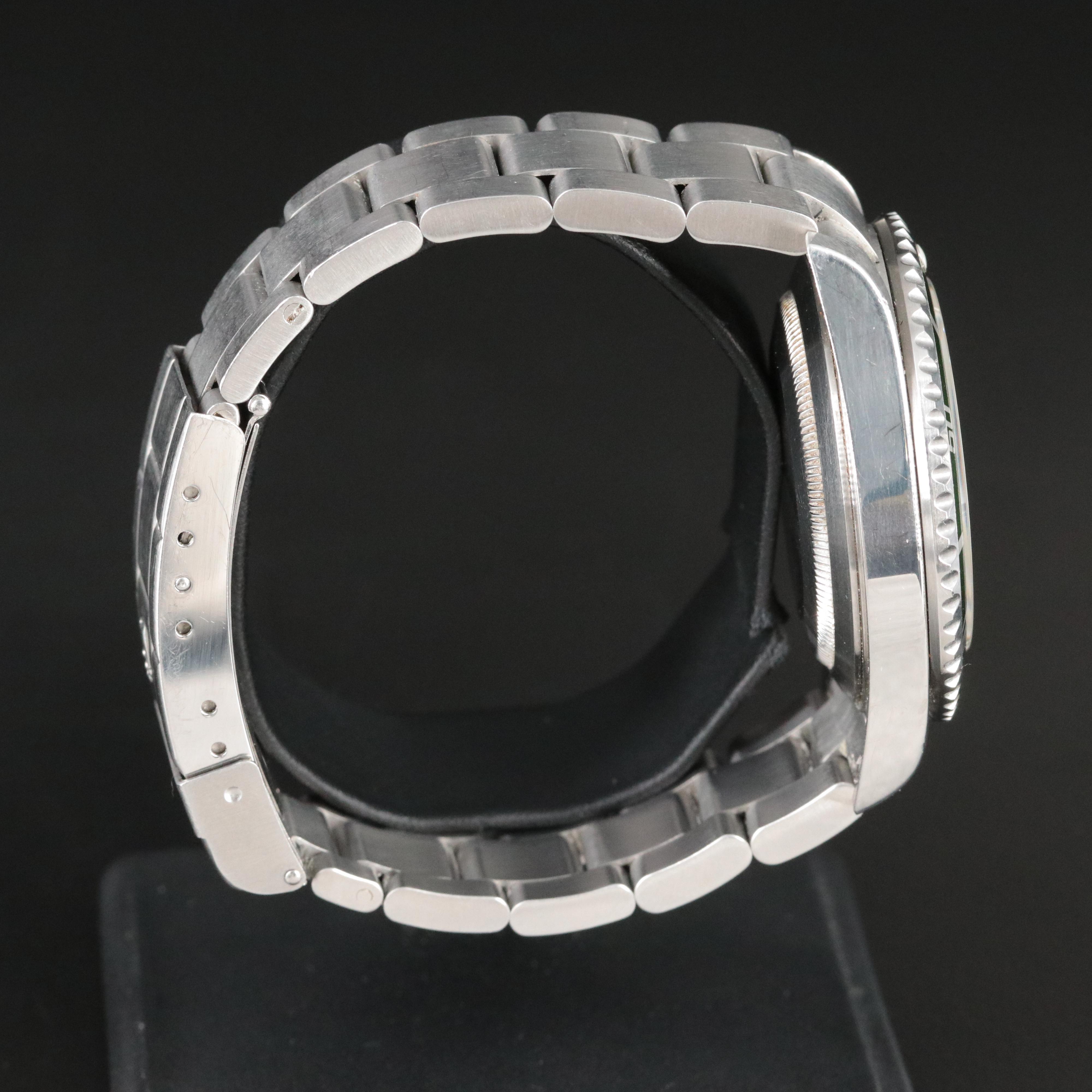 2005 Rolex Submariner "Kermit" Model 16610 Automatic Watch