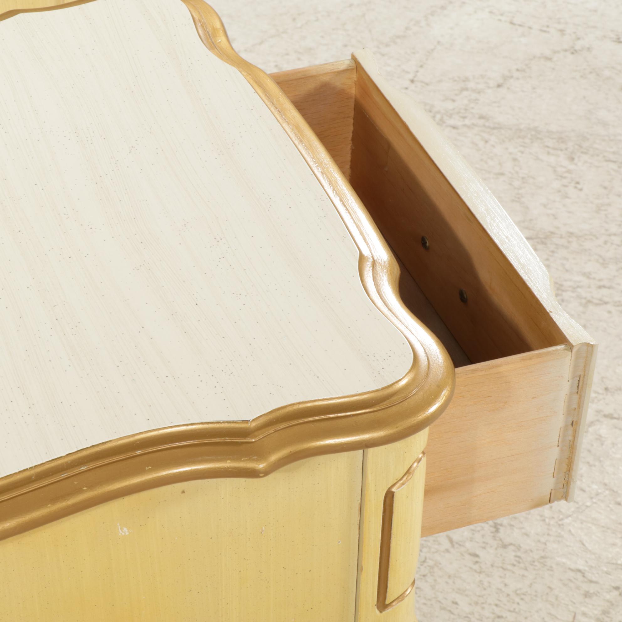 Pair of Louis XV Style Nightstands, Mid to Late 20th Century