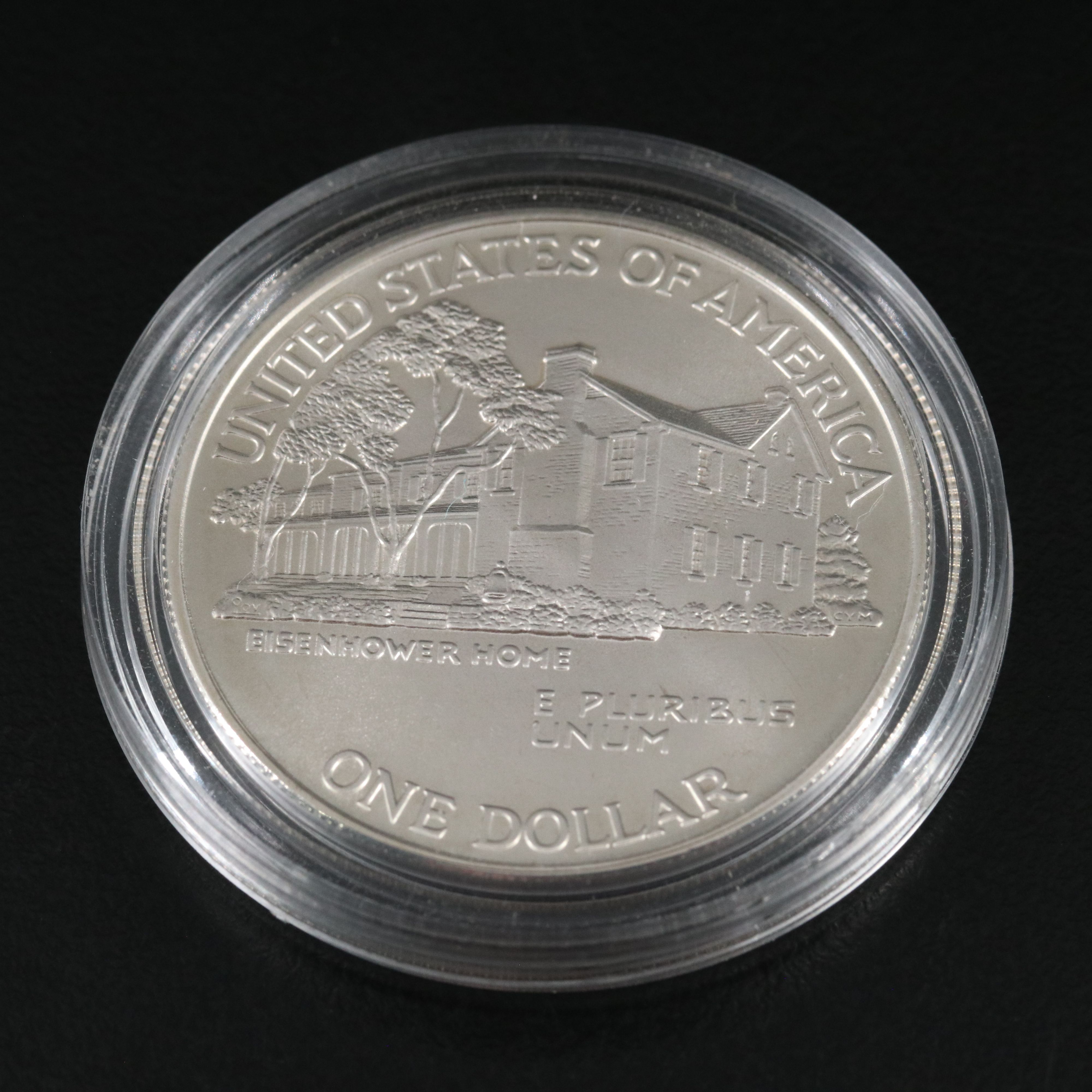 Three Silver United States Coins With Stone Mountain Commemorative