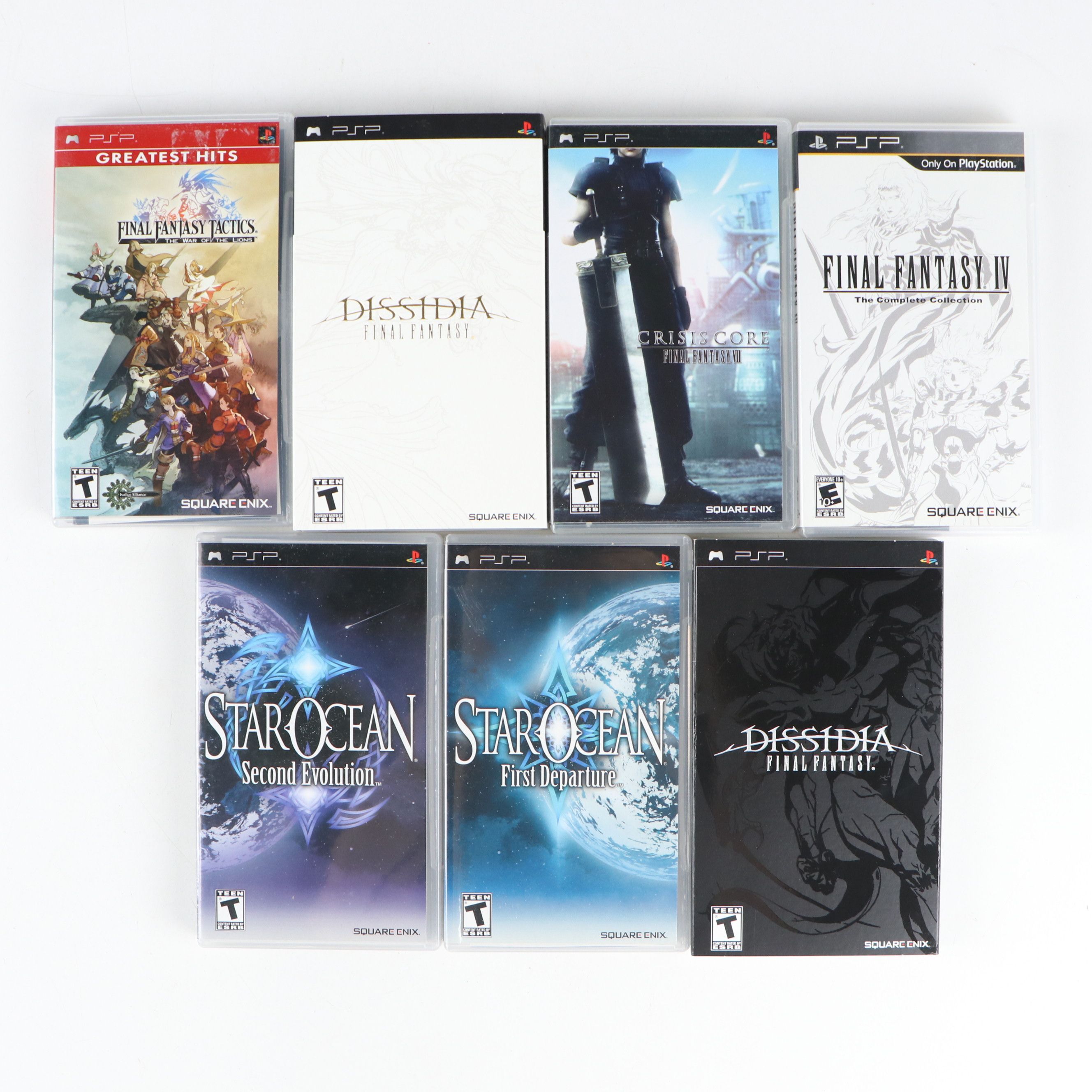 Star Ocean and Final Fantasy Sony PSP Video Games