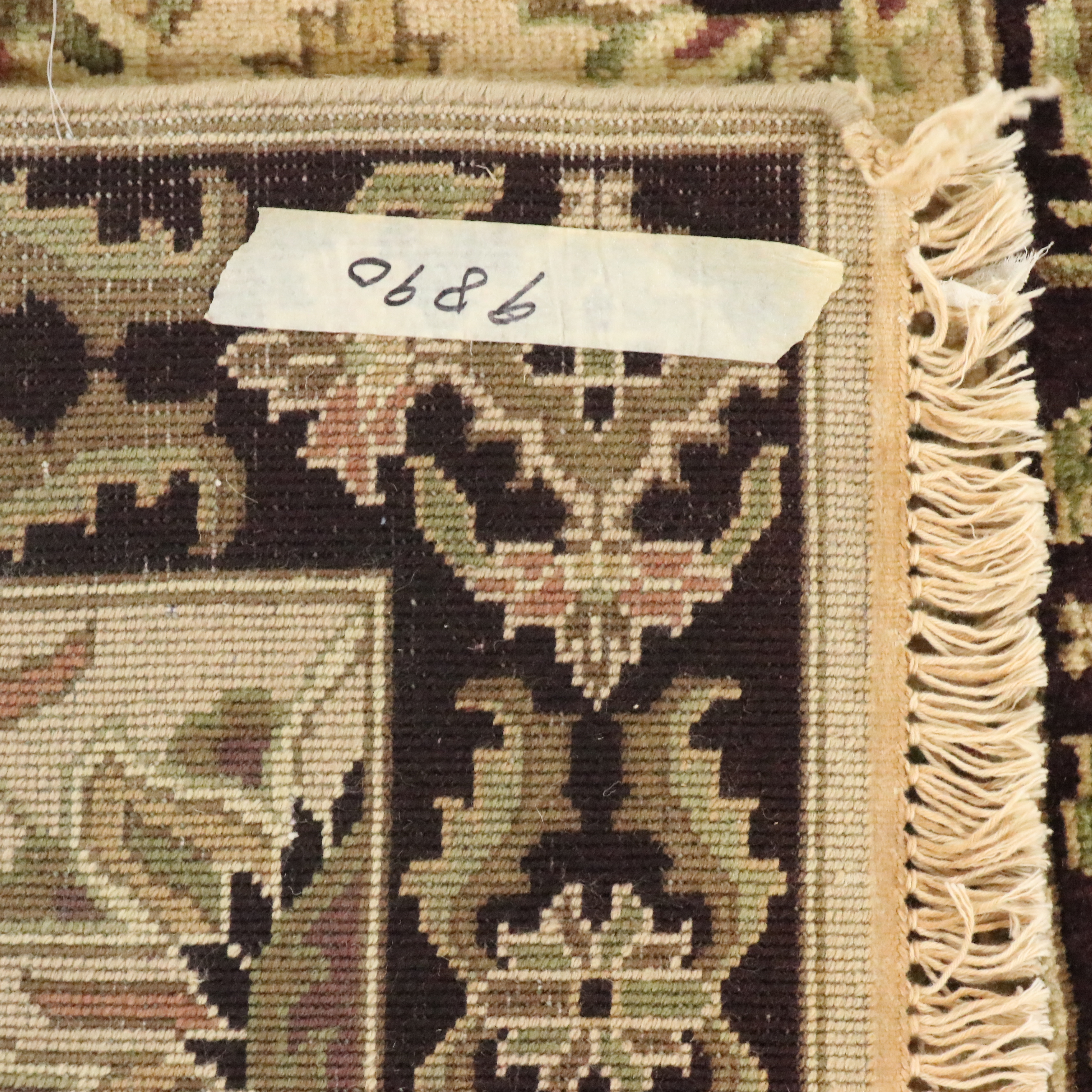 3' x 5'3 Hand-Knotted Pakistani Peshawar Area Rug