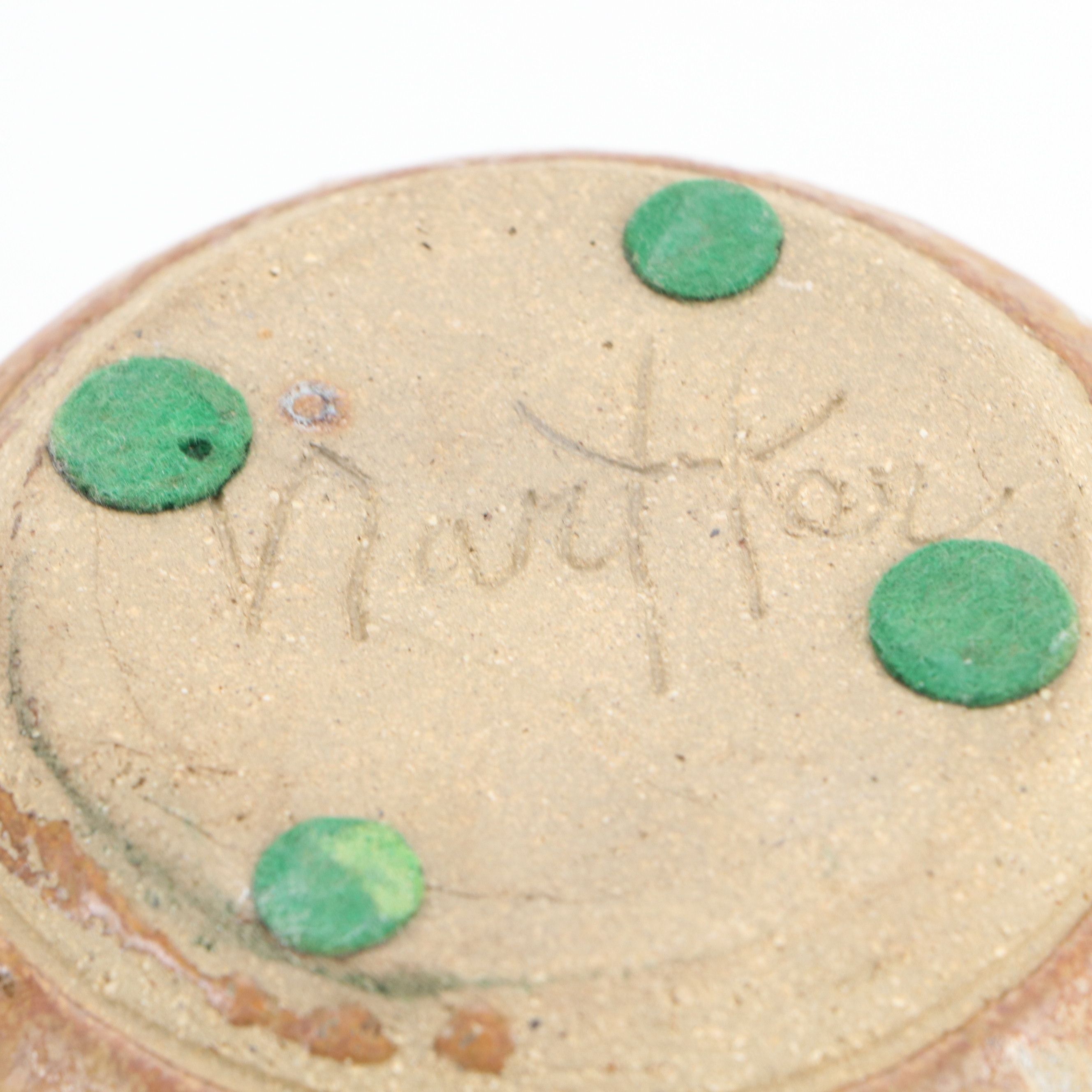 Modern Art Pottery Vessel and Bottle Vase