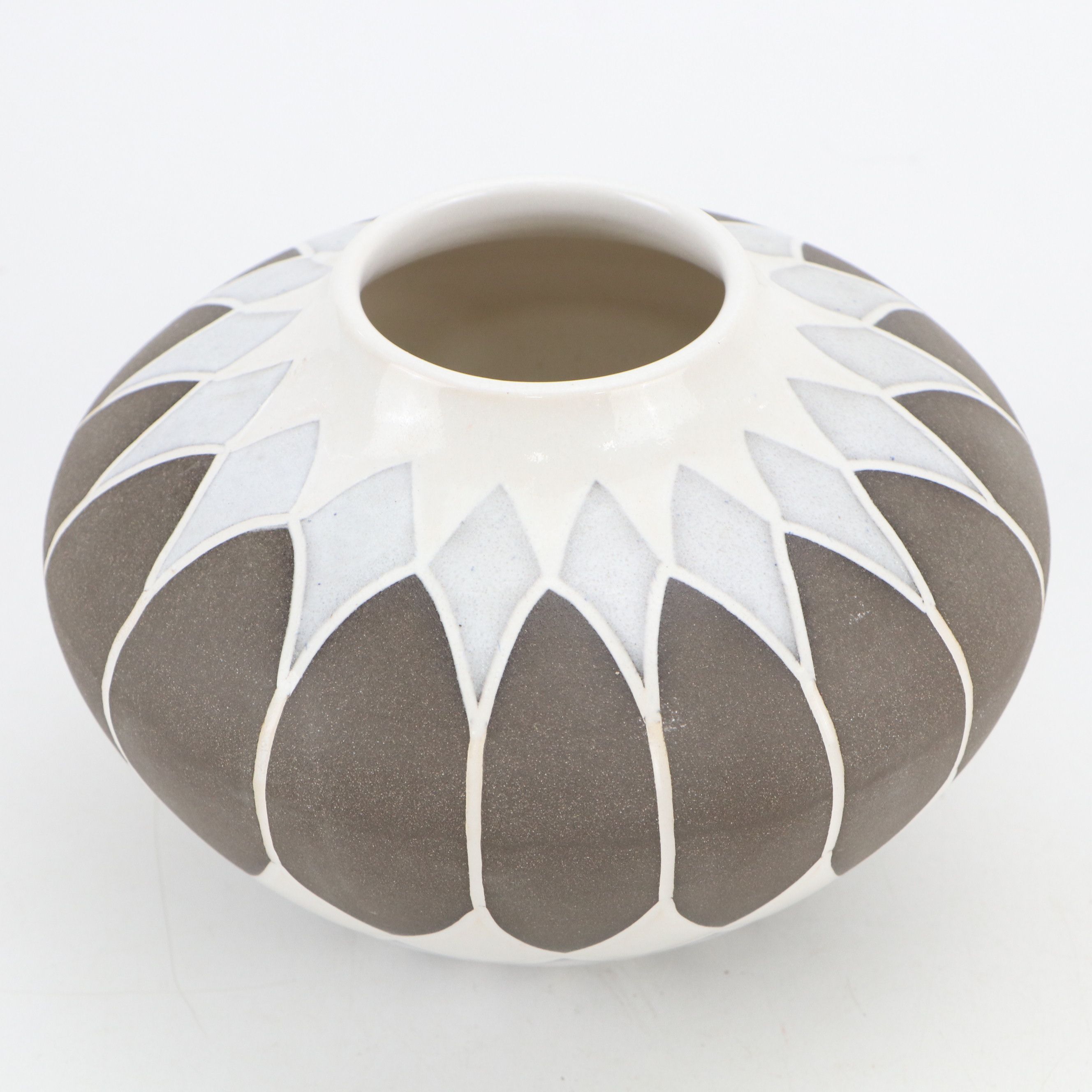 Modern Art Pottery Vessel and Bottle Vase