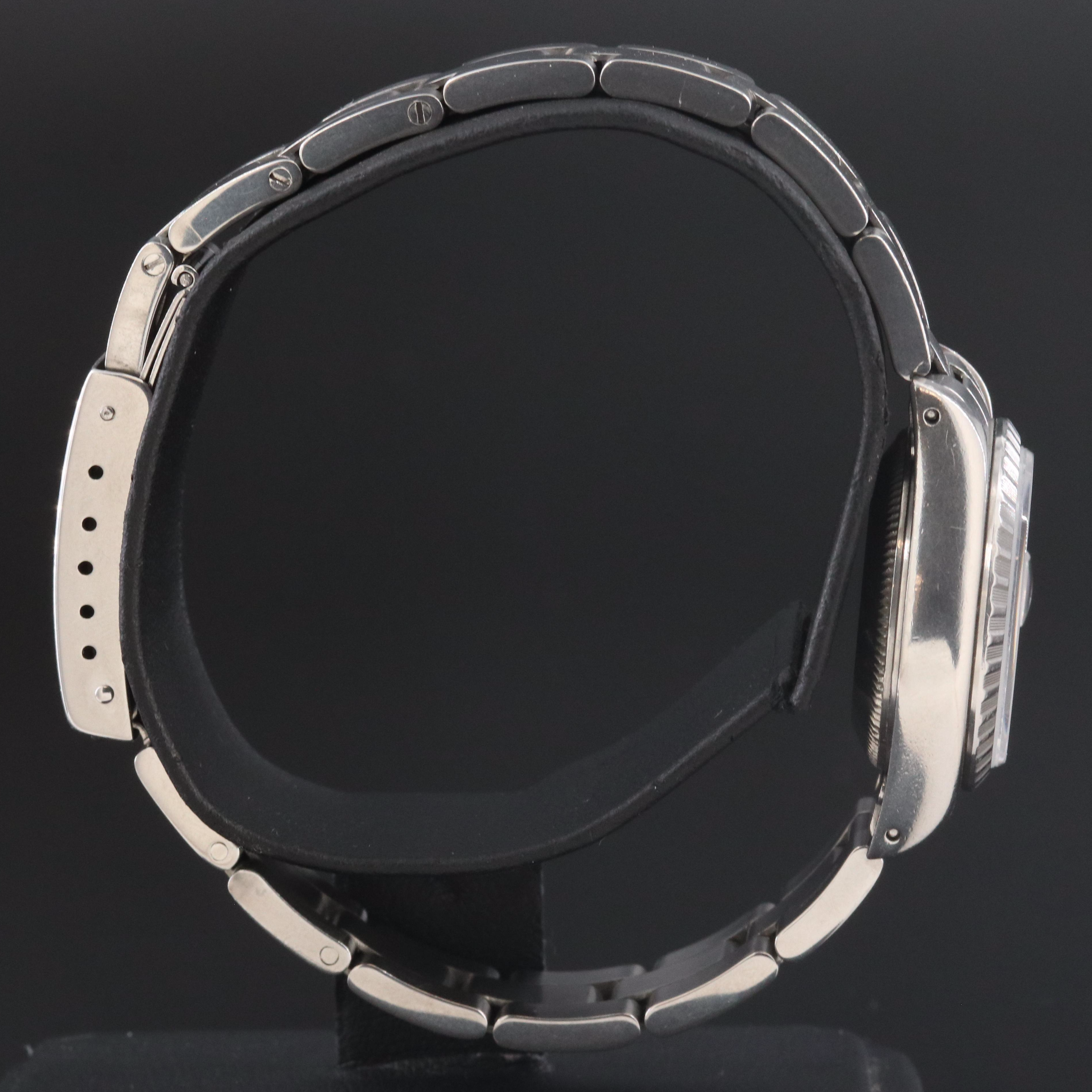 Rolex Oyster Perpetual Date 69240 White 26mm Steel Automatic Watch c.1988