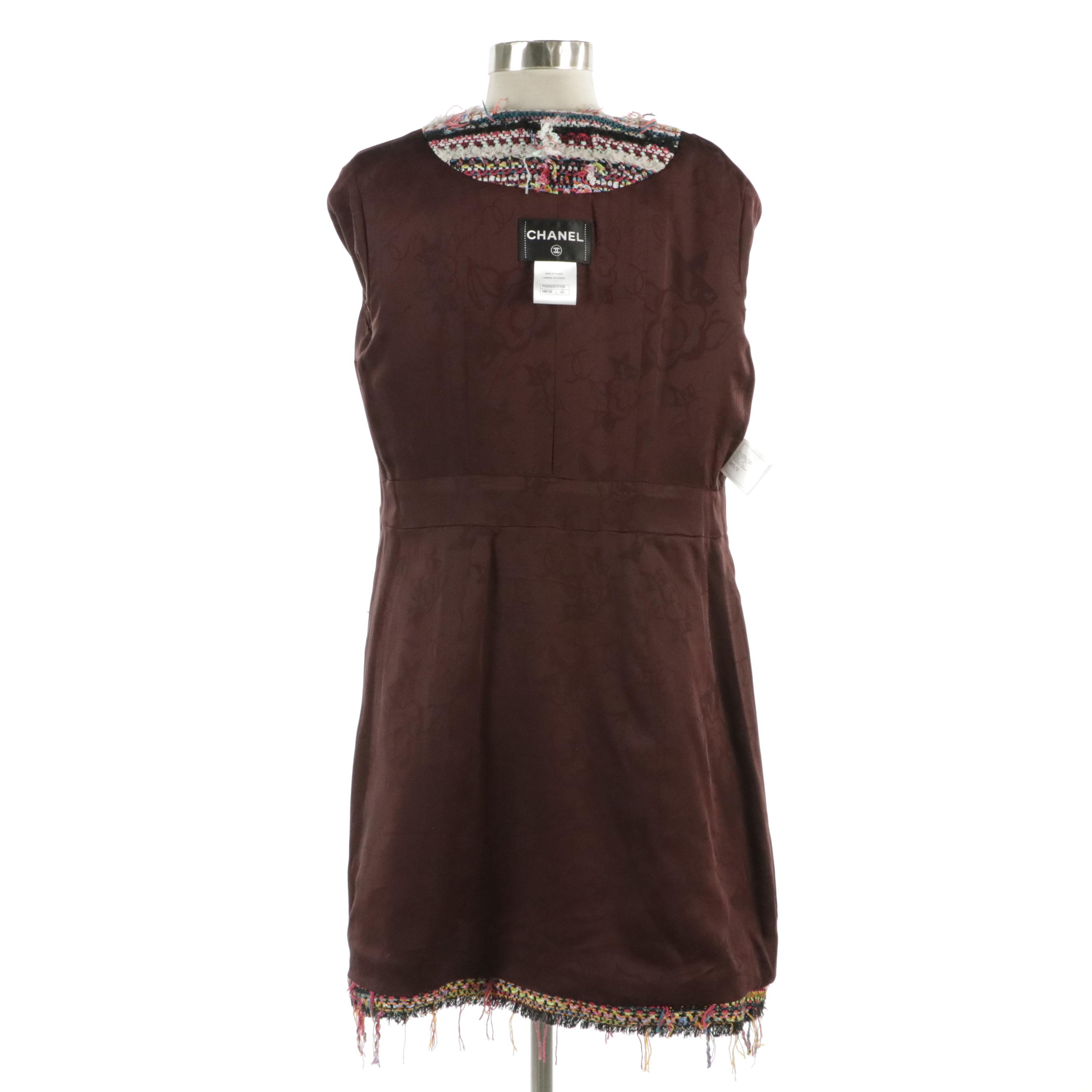 Chanel Paris-Dubai Fantasy Tweed Coat Jacket in Multicolor Cotton/Wool Blend