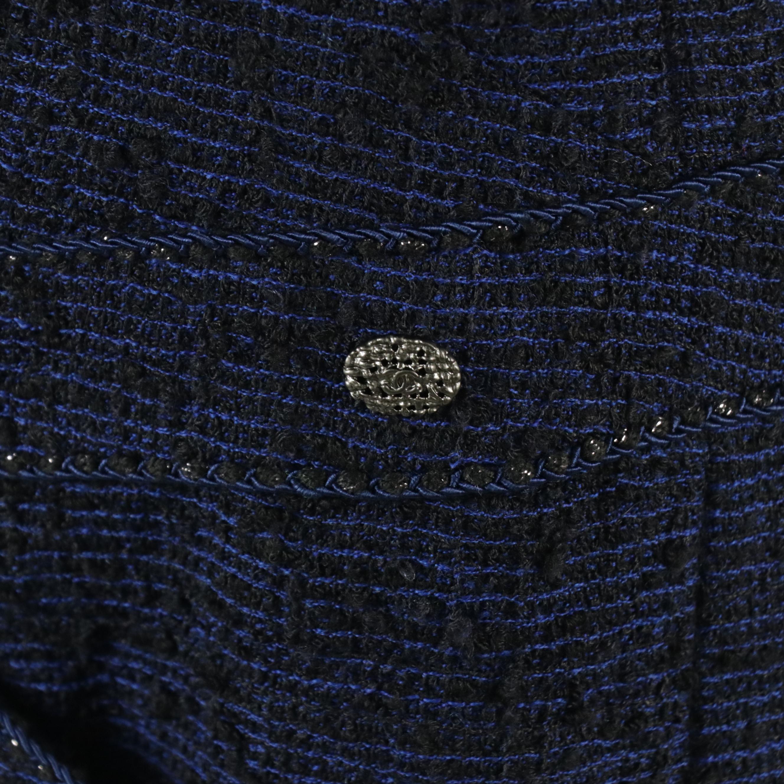 Chanel Bouclé Tweed Short Sleeve Dress in Alpaca and Wool Blend