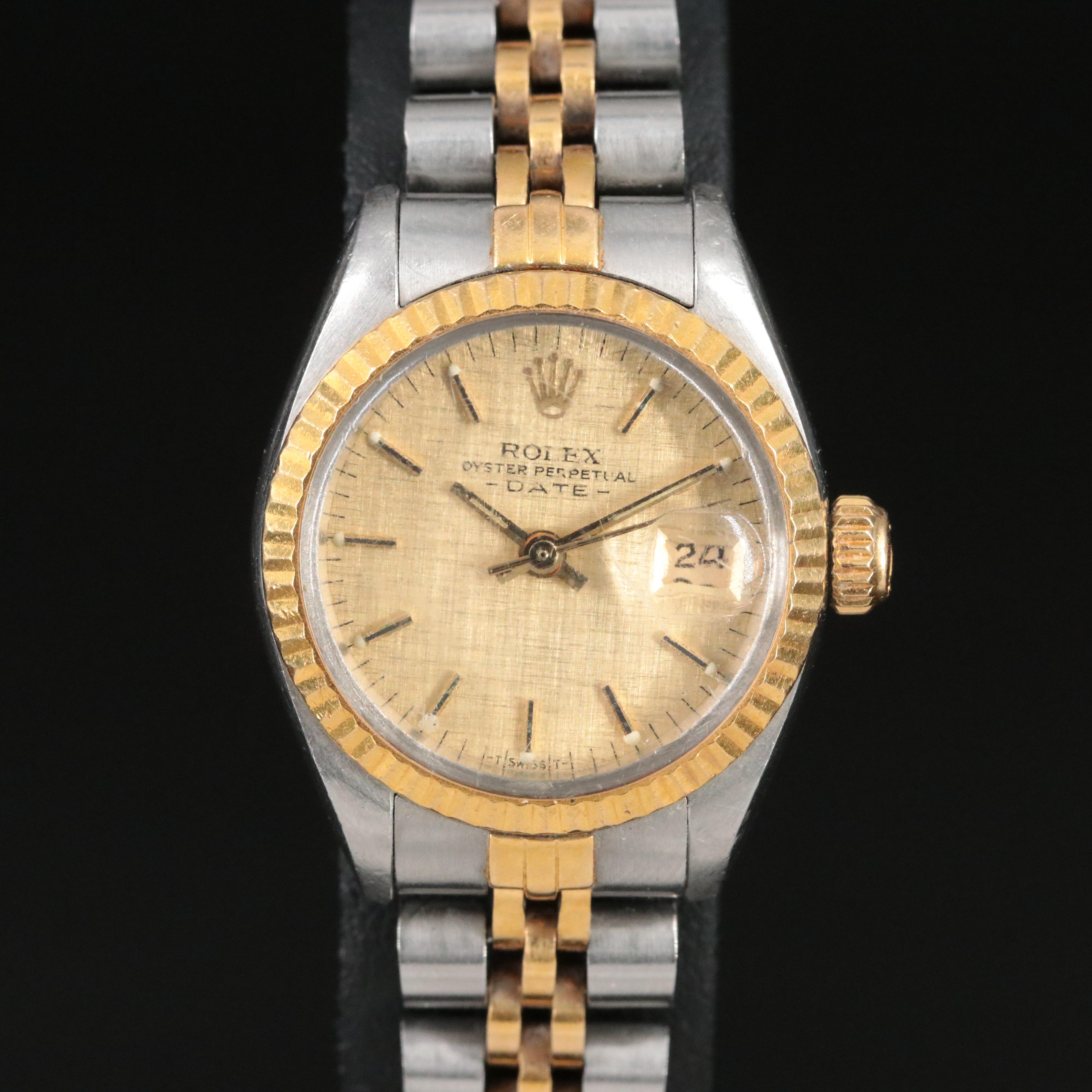1983 Rolex 6917 Datejust Two Tone Watch