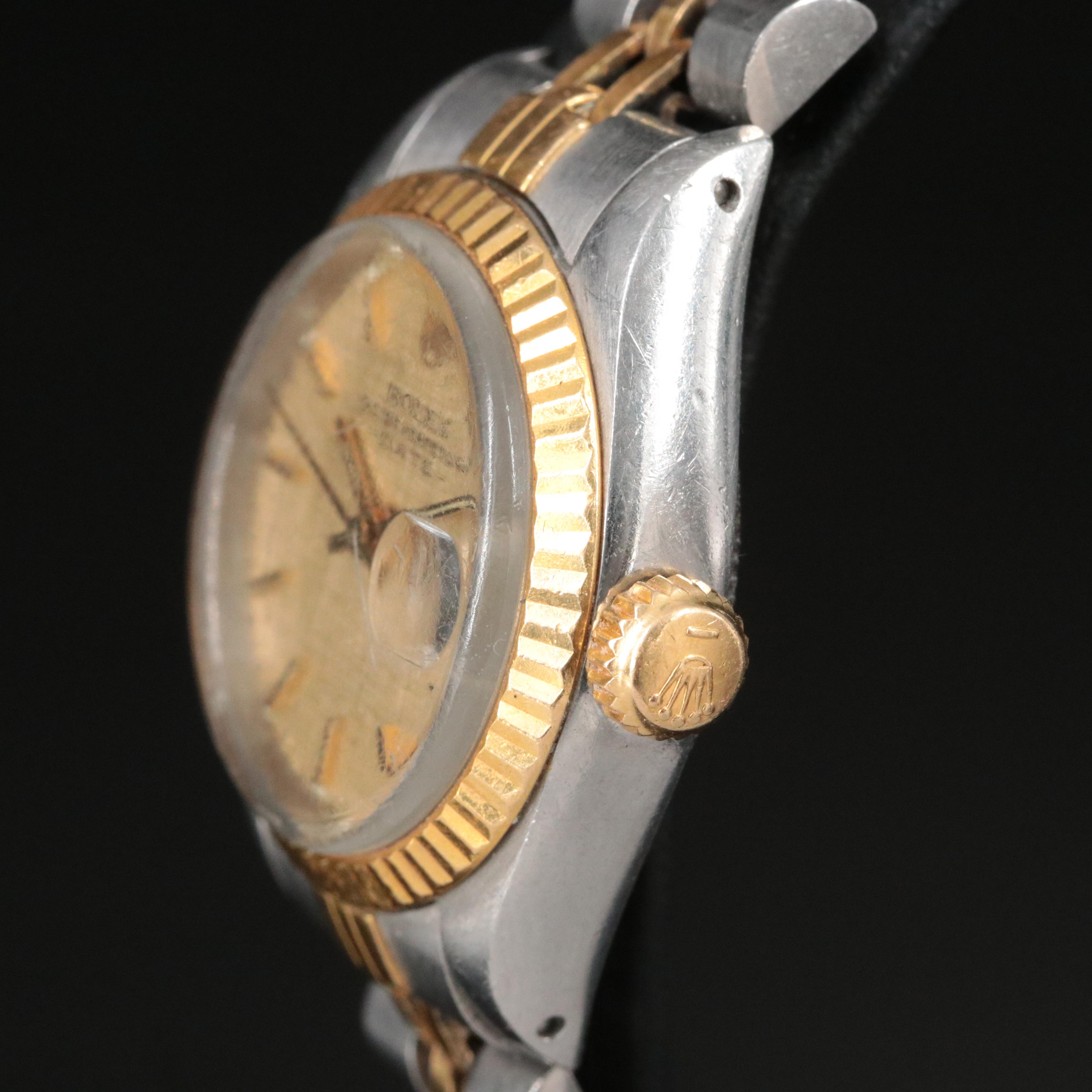 1983 Rolex 6917 Datejust Two Tone Watch
