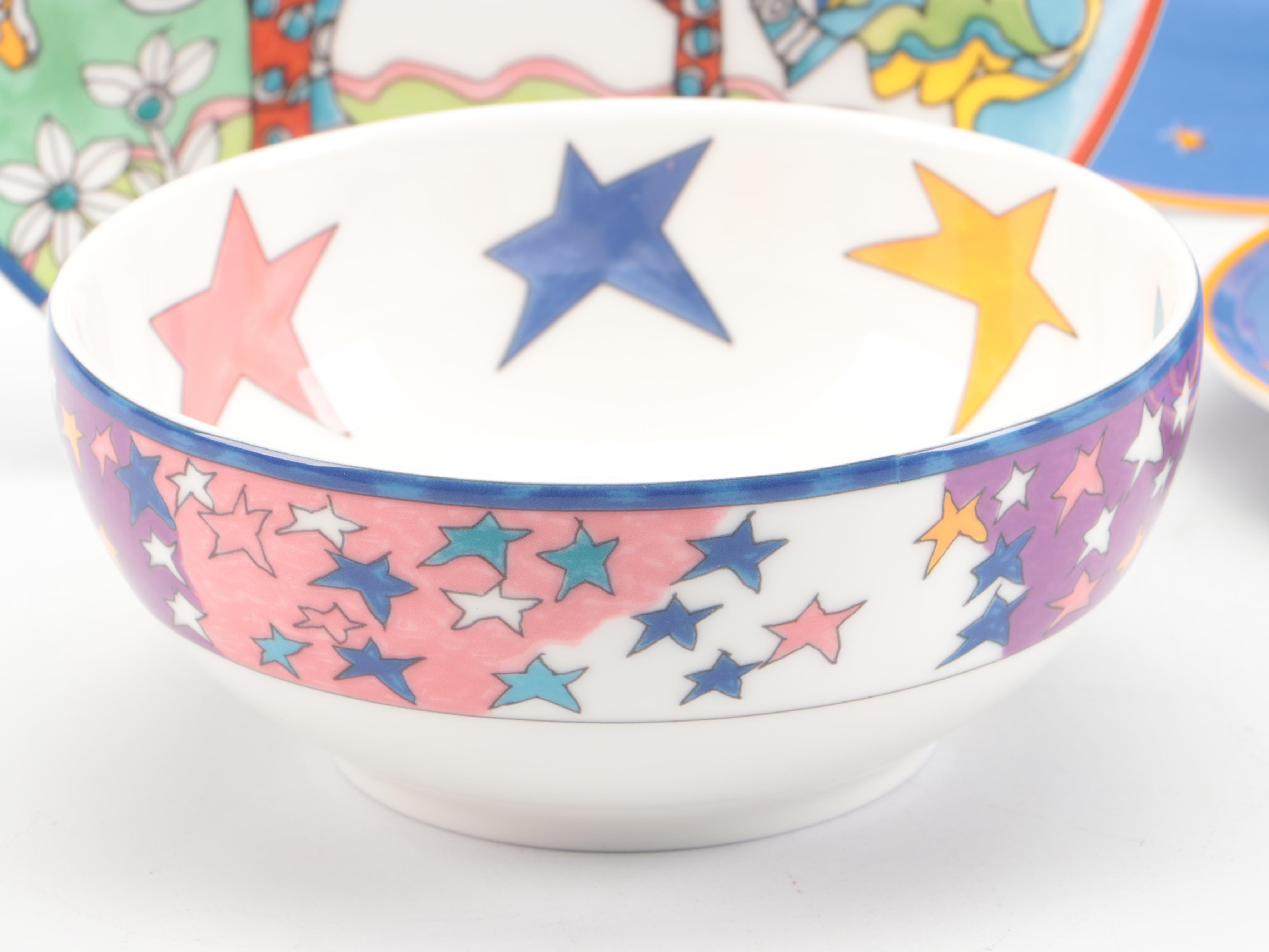 Tiffany & Co. "Fantasy" and Other Porcelain Tableware and Figurine