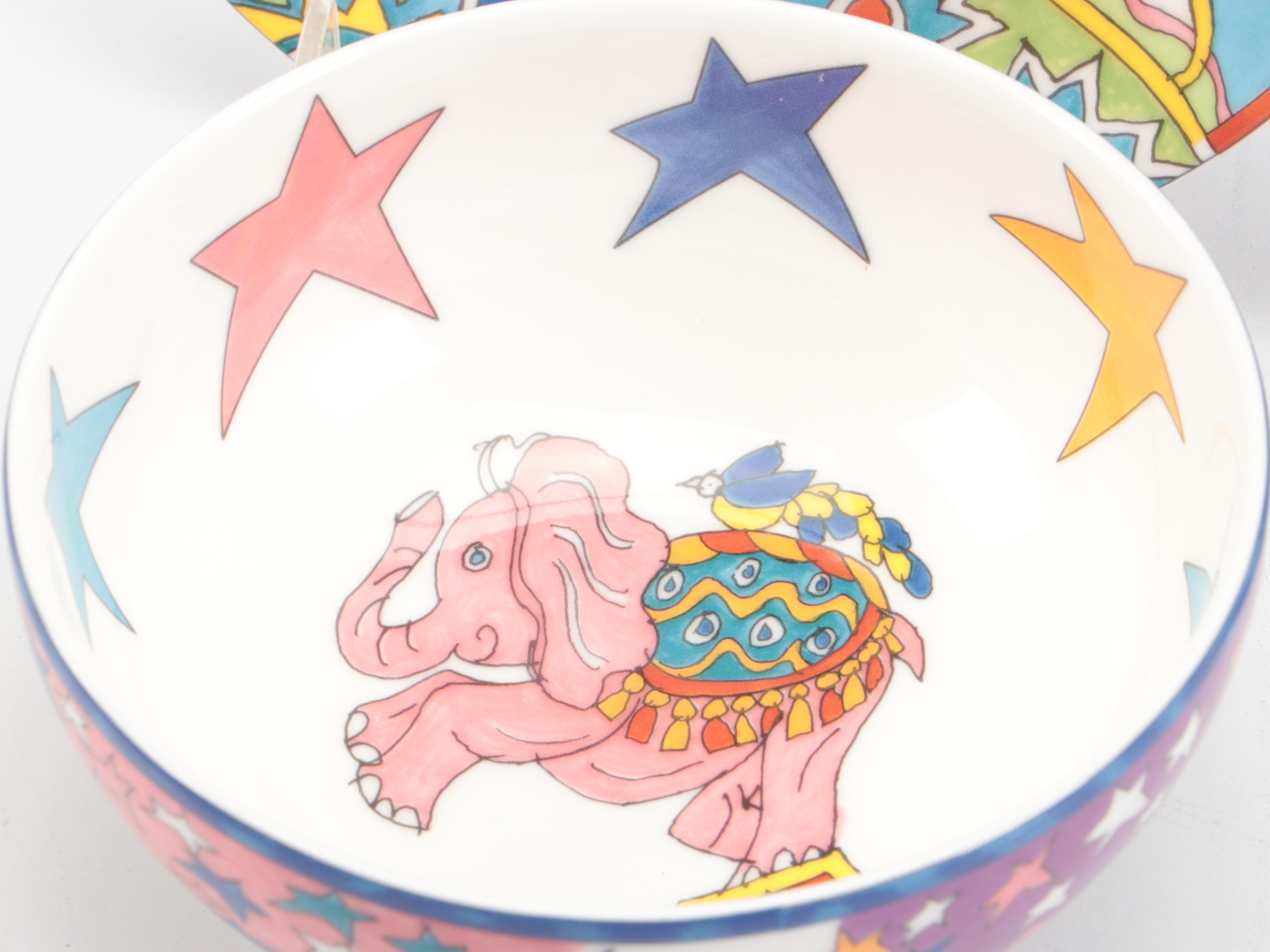 Tiffany & Co. "Fantasy" and Other Porcelain Tableware and Figurine