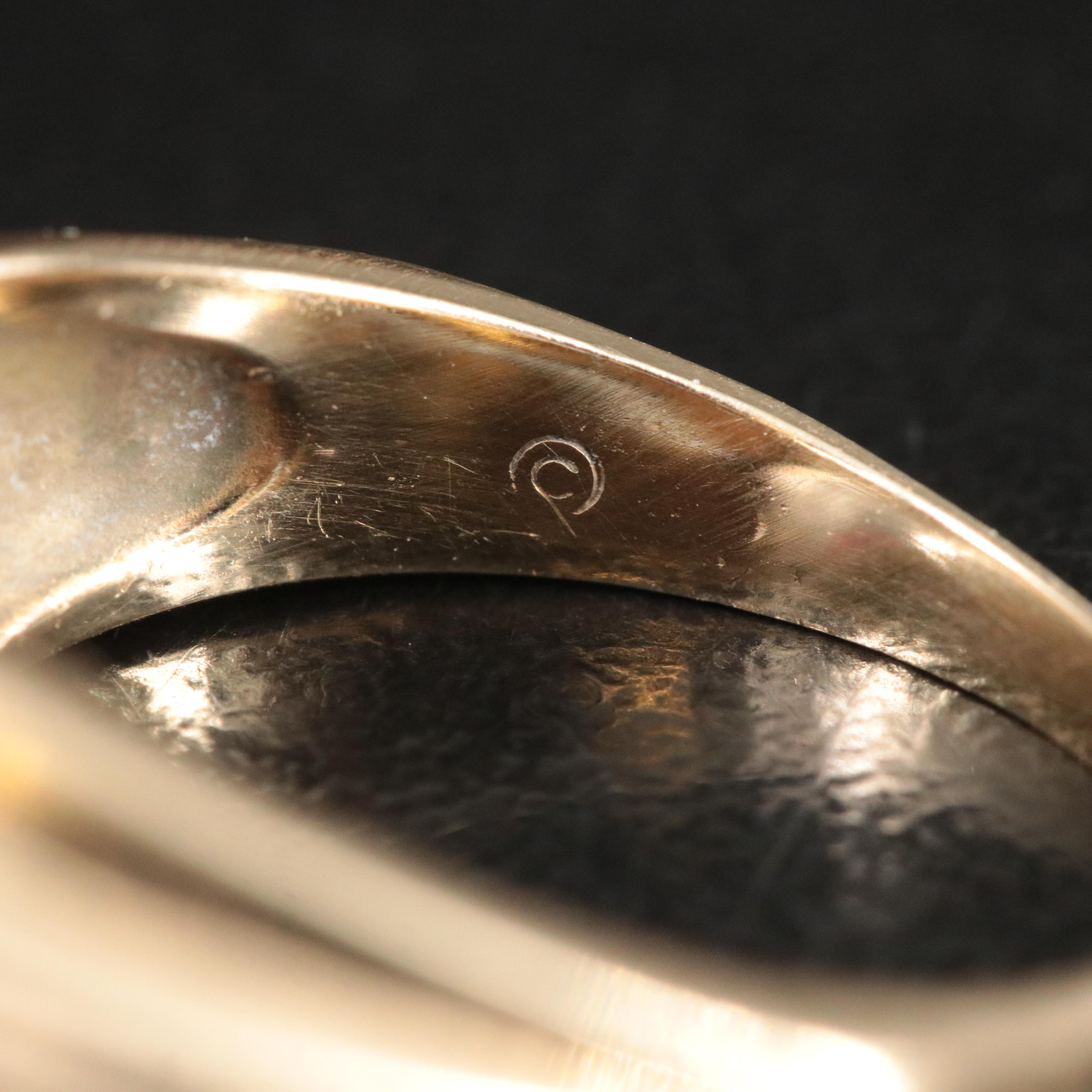 14K Sapphire and Diamond Ring