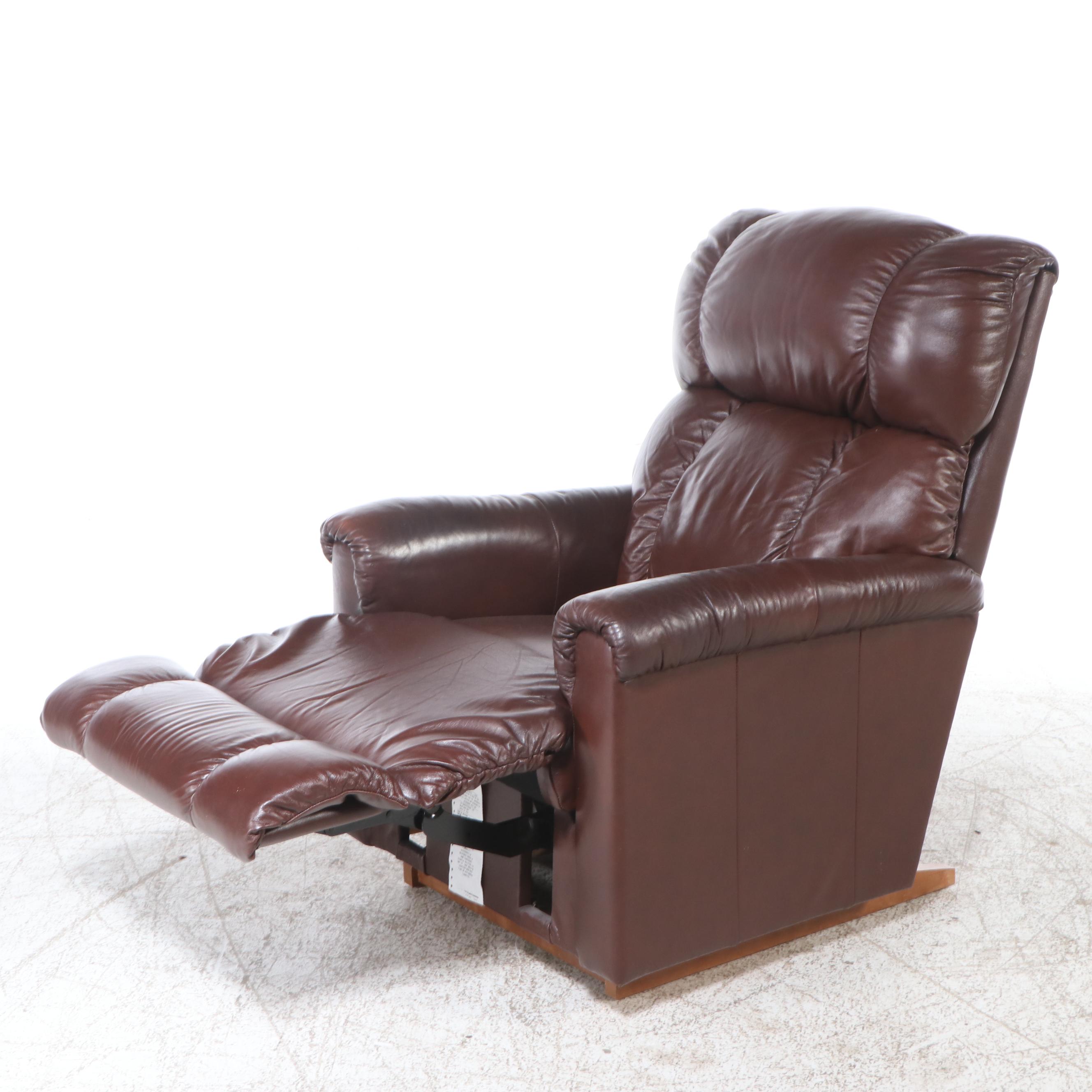 Brown Faux Leather Recliner