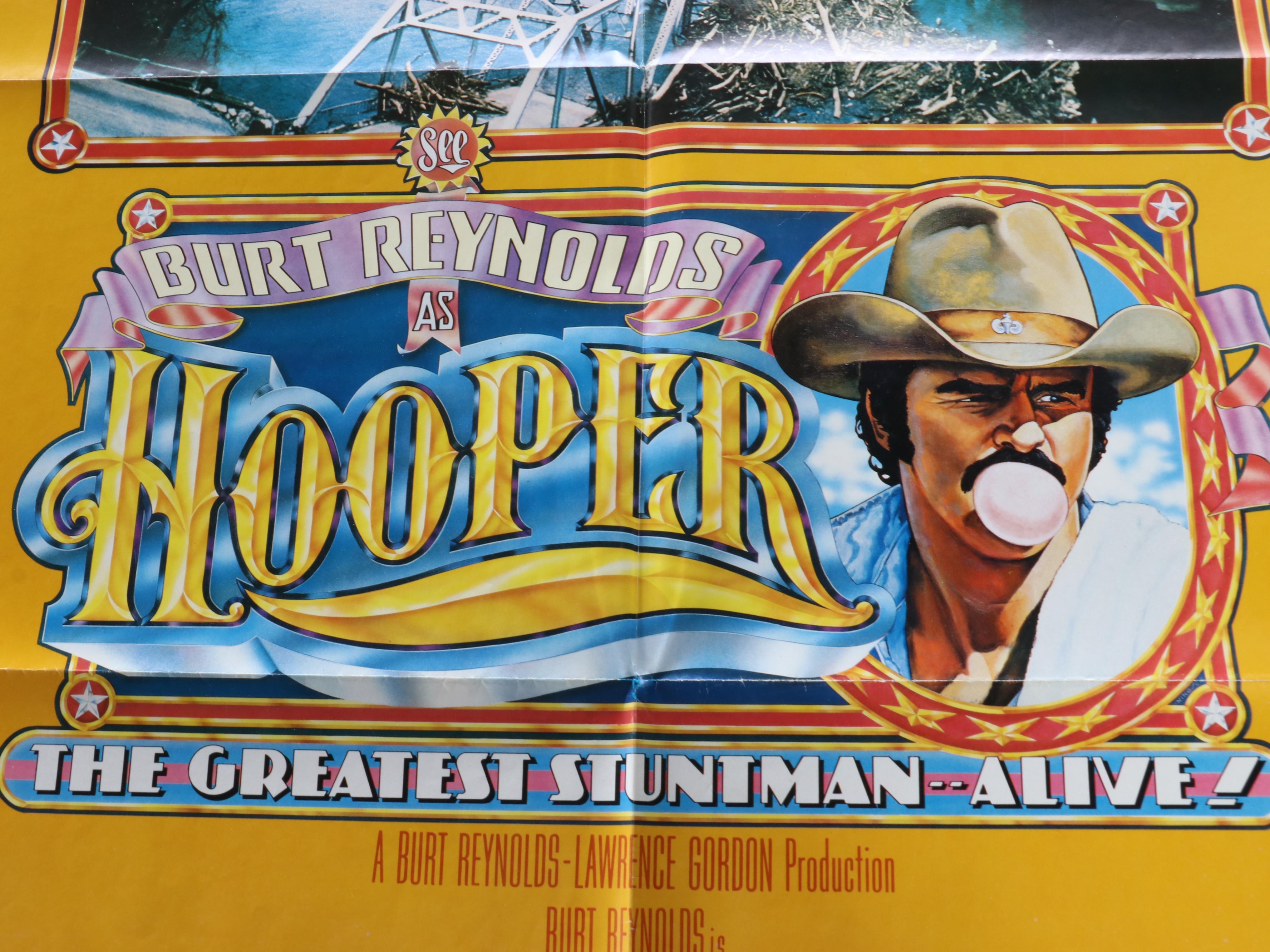 Set of Burt Reynolds Movie Posters Including "The Cannonball Run," 1981