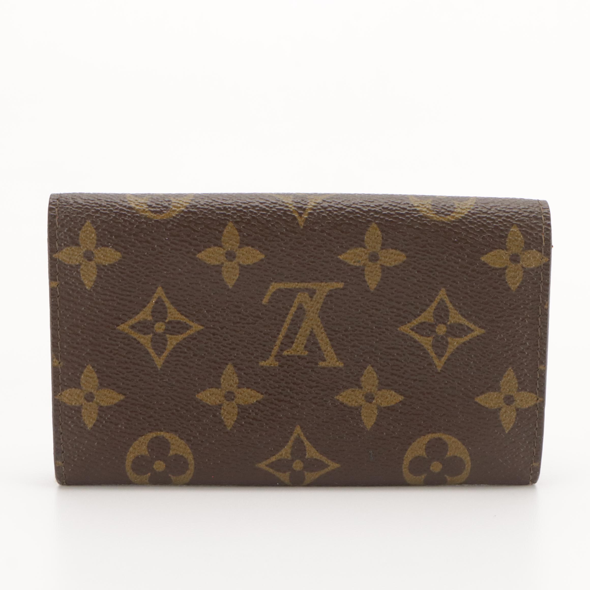 Louis Vuitton Porte-Monnaie Trésor Wallet in Monogram Canvas