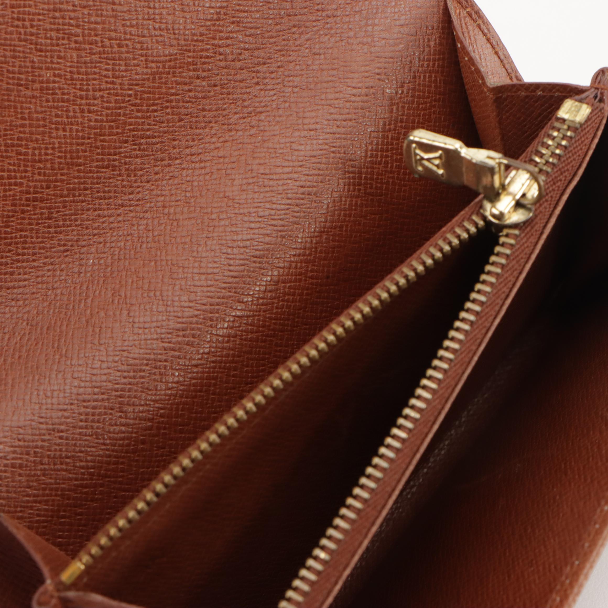 Louis Vuitton Porte-Monnaie Trésor Wallet in Monogram Canvas