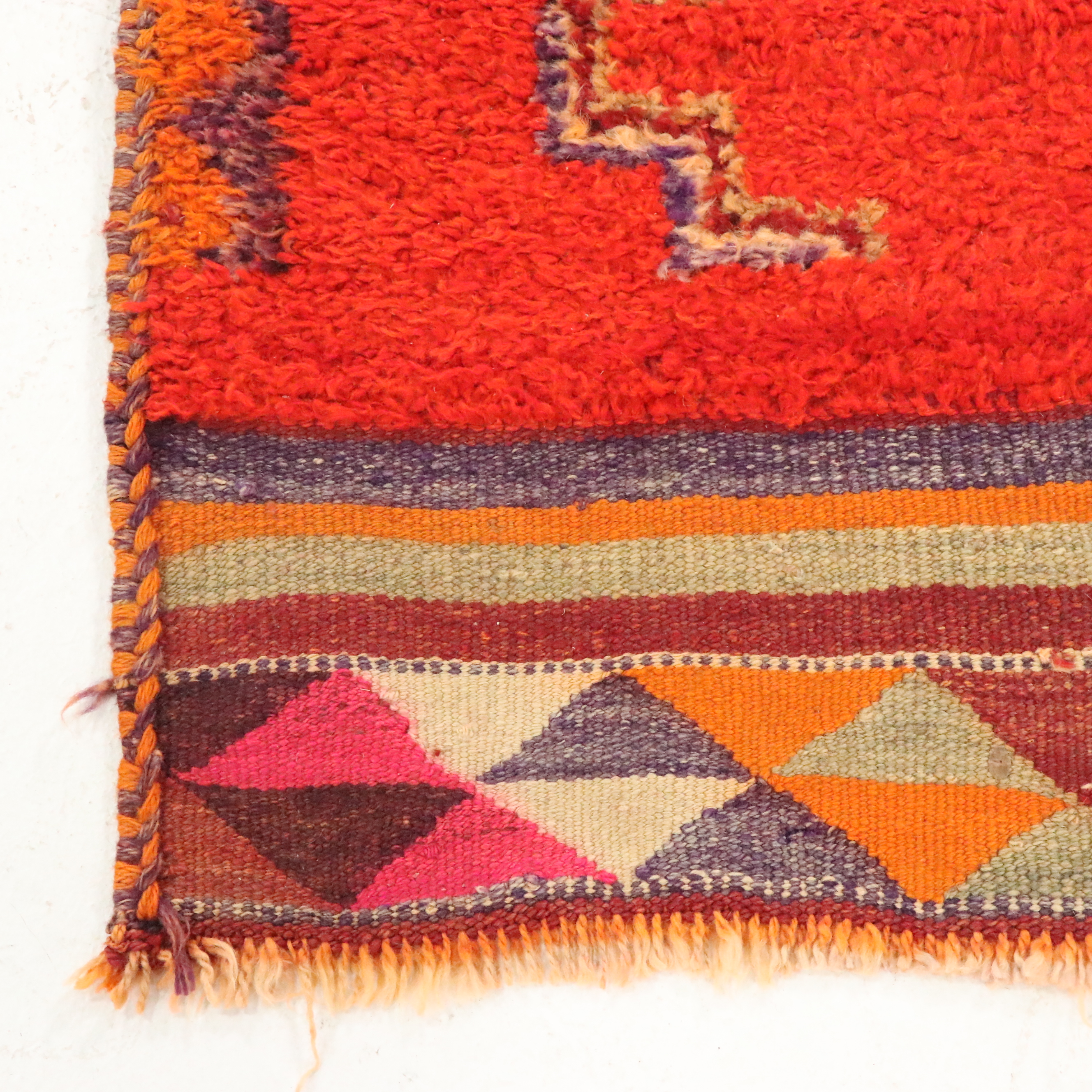 3' x 10' Hand-Knotted Moroccan Berber Carpet Runner