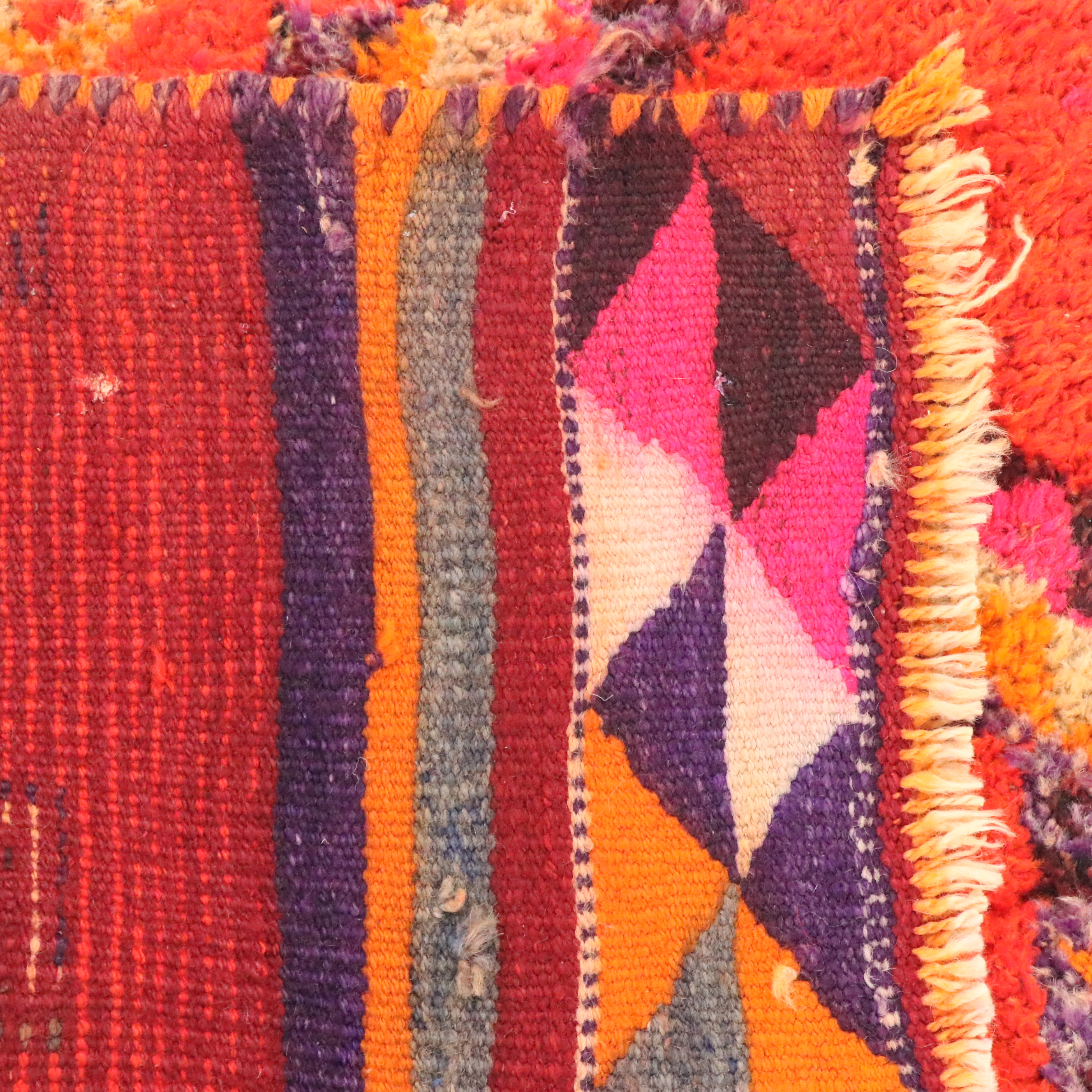 3' x 10' Hand-Knotted Moroccan Berber Carpet Runner