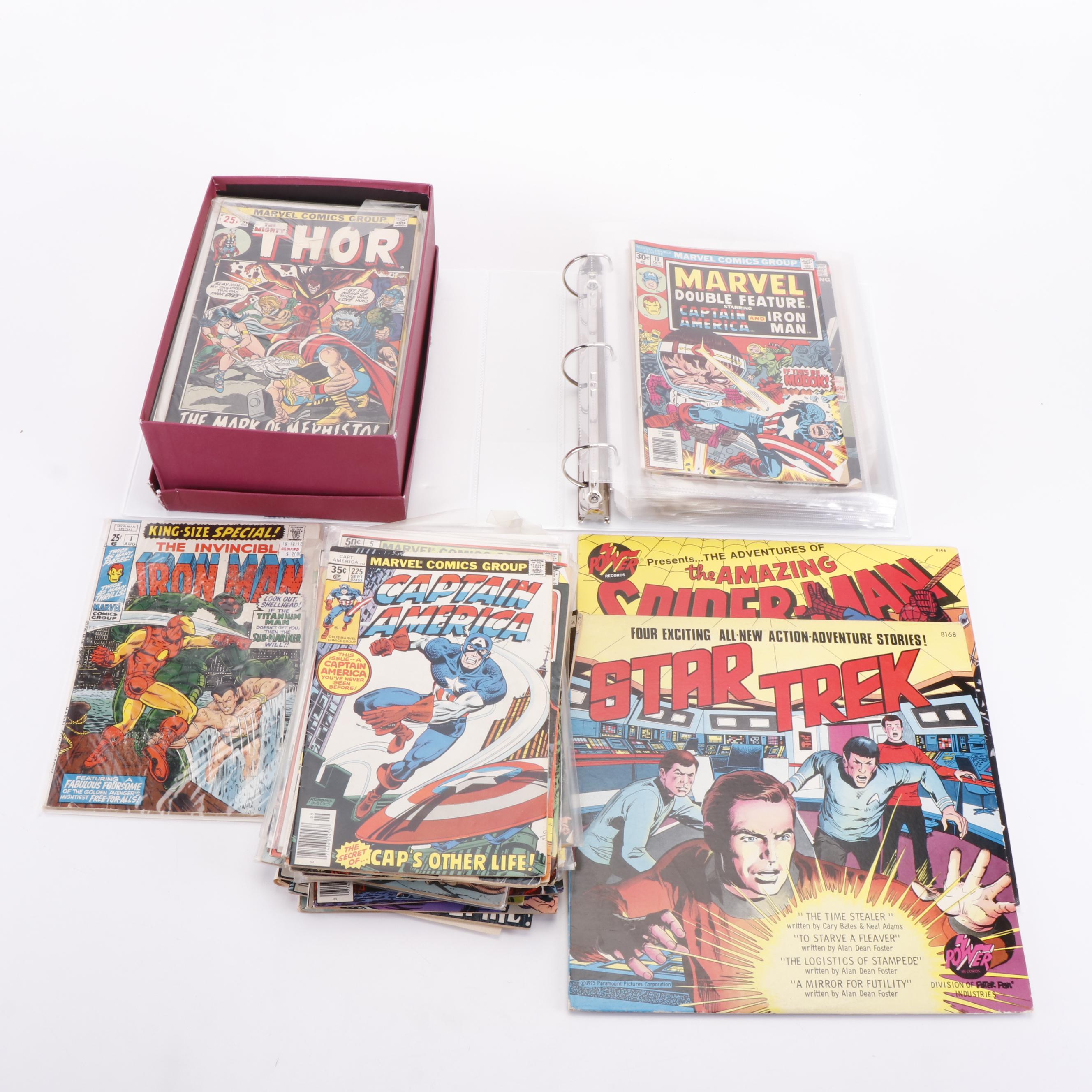 Bronze Age Comic Books Featuring "Iron Man" King Size Special Issue #1 and More
