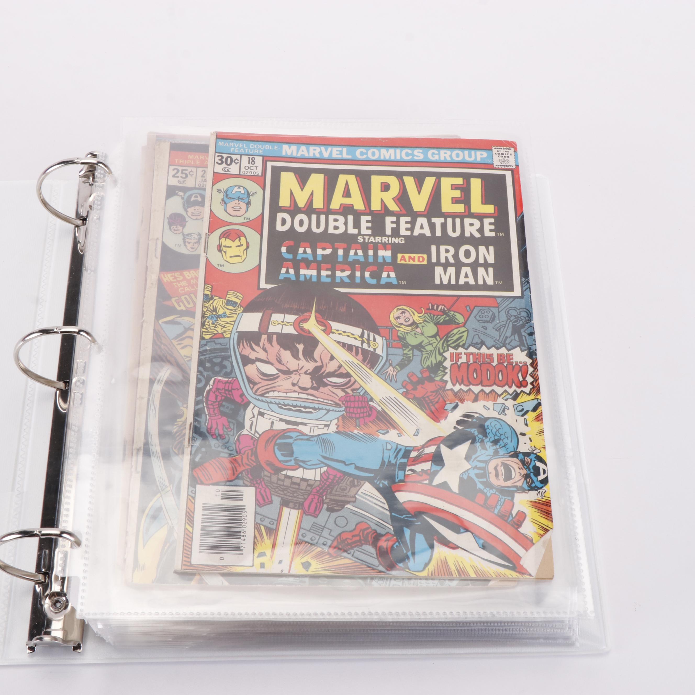 Bronze Age Comic Books Featuring "Iron Man" King Size Special Issue #1 and More