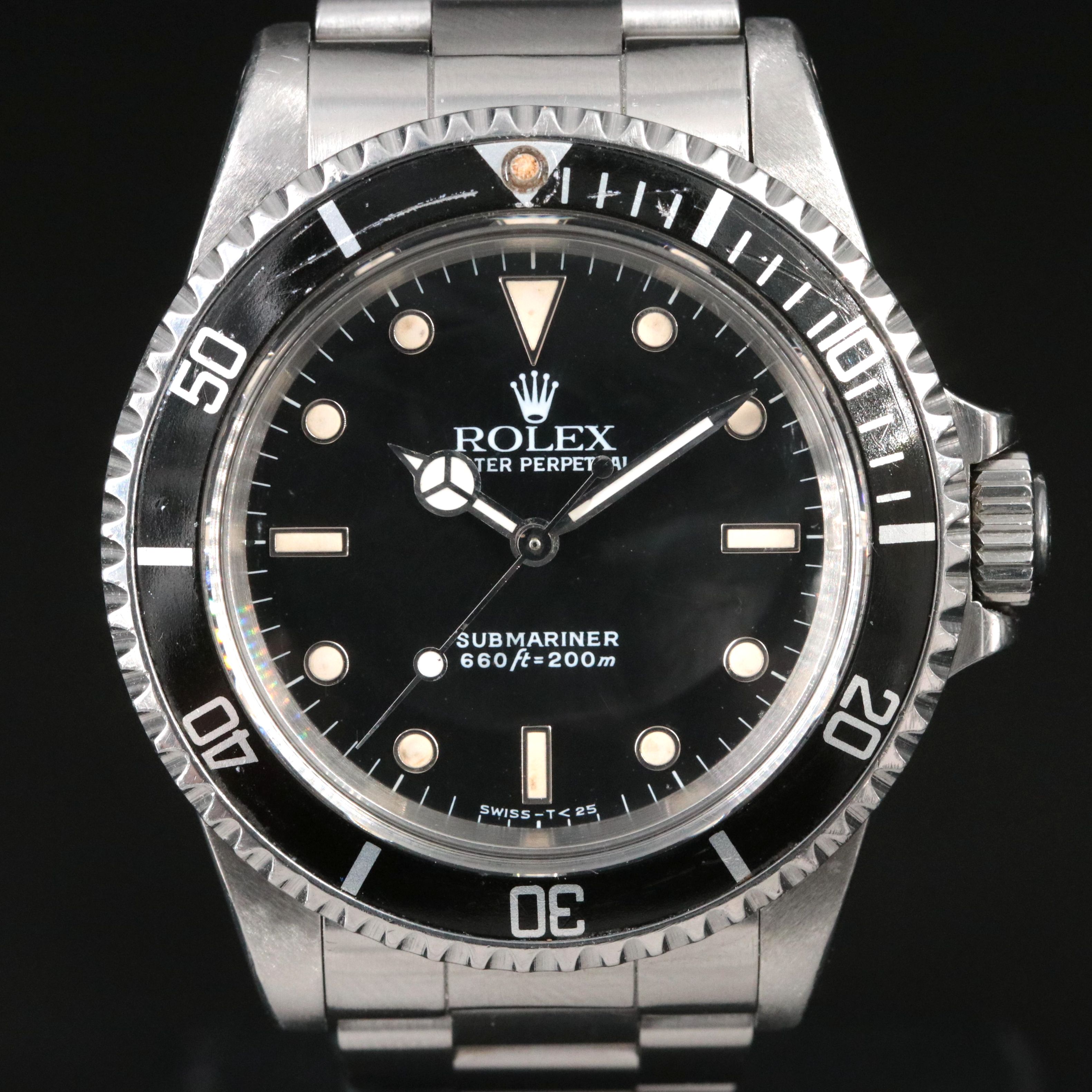 1987 Rolex Submariner Model 5513 Watch