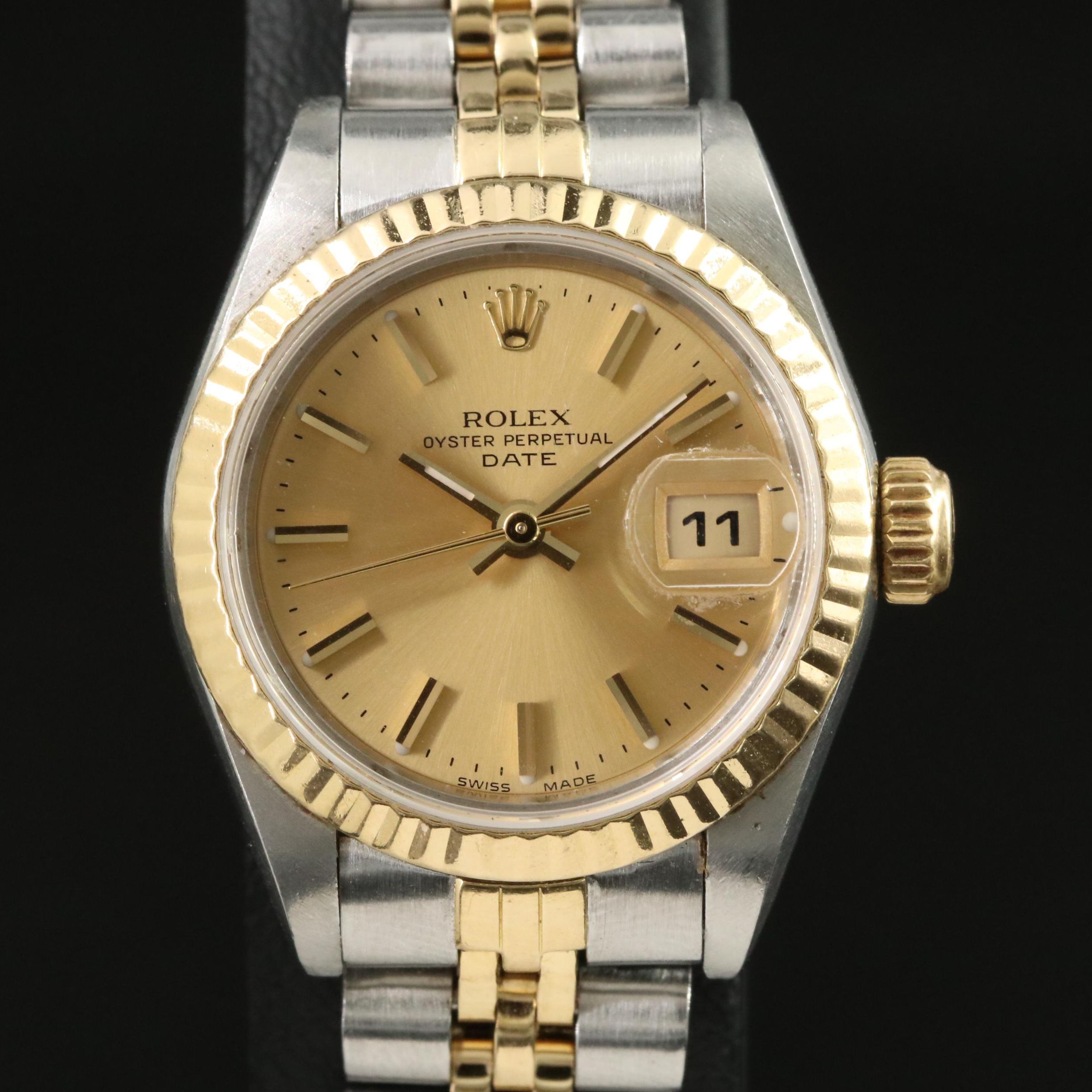 1985 Rolex Model 69173 Oyster Perpetual Automatic Date Watch